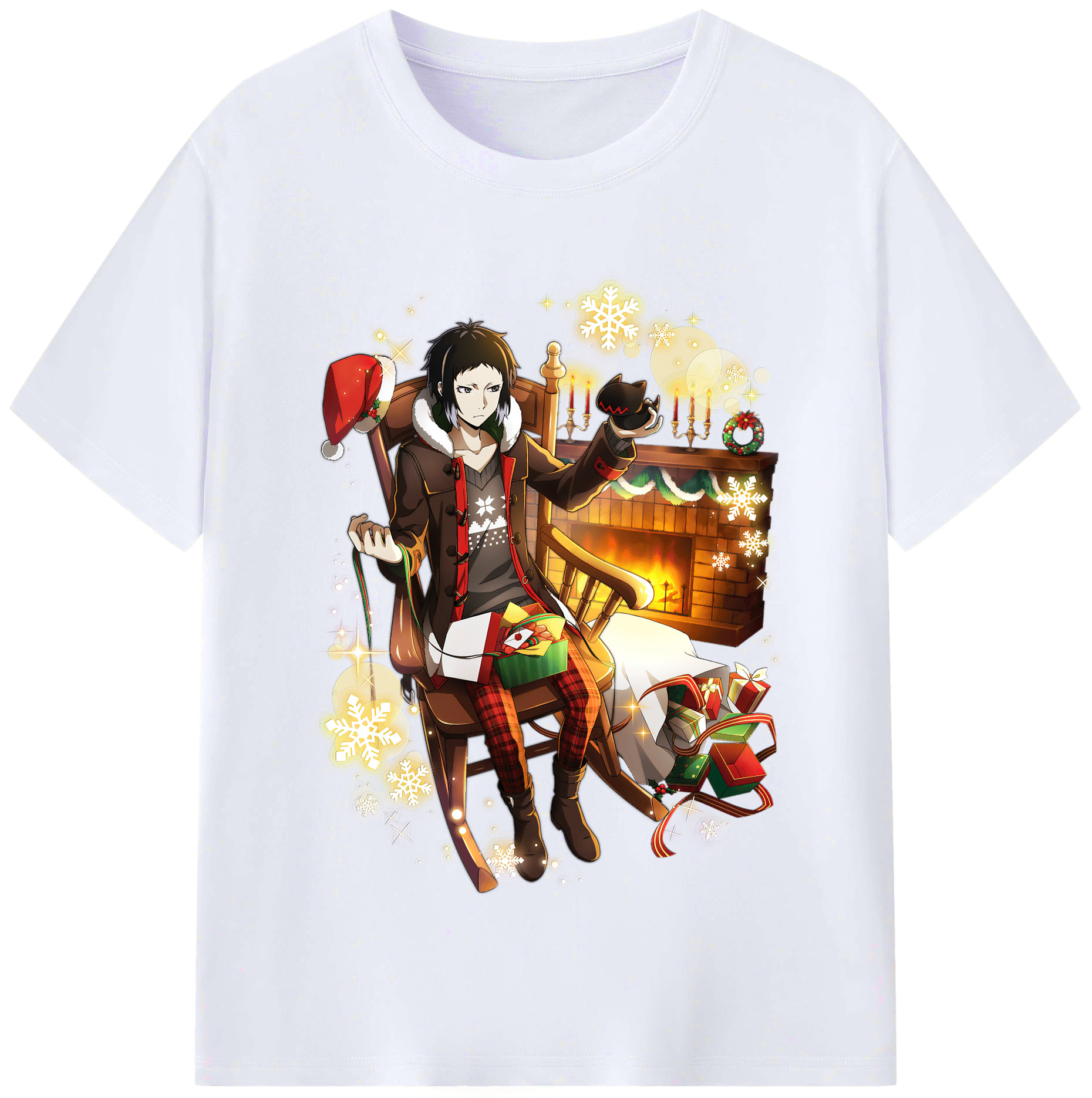 （画像用） 文豪ストレイドッグス Bungo Stray Dogs レディースカジュアルプリントTシャツ（綿100％）