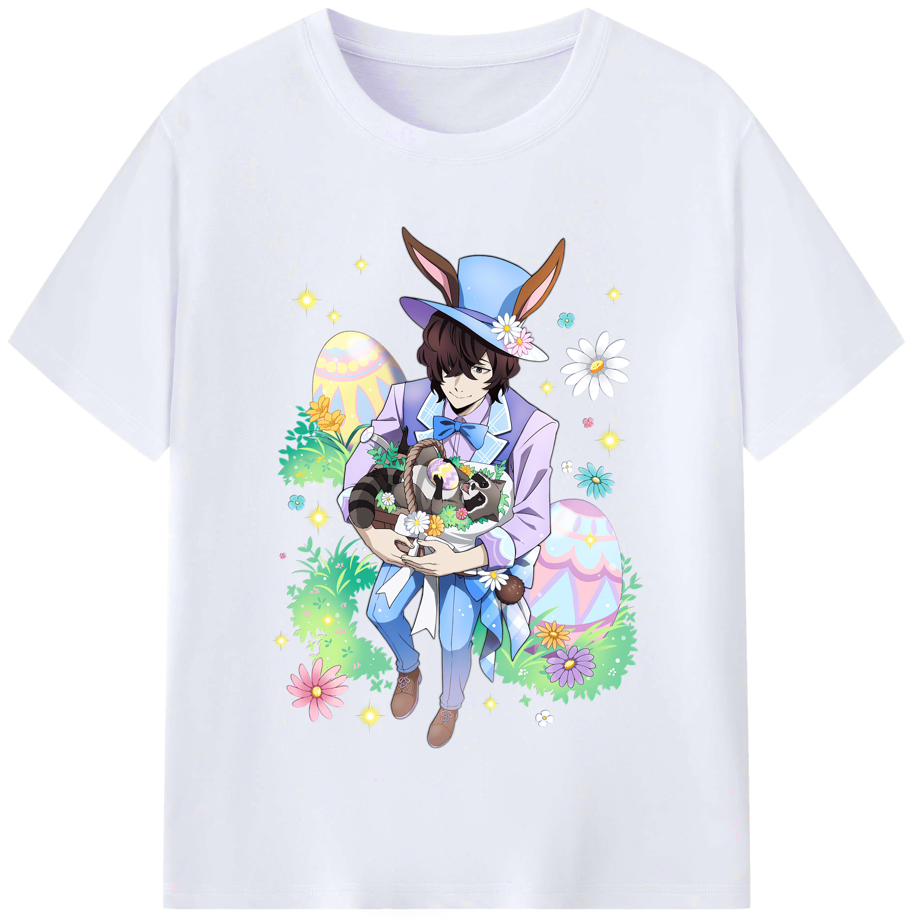 （画像用） 文豪ストレイドッグス Bungo Stray Dogs レディースカジュアルプリントTシャツ（綿100％）