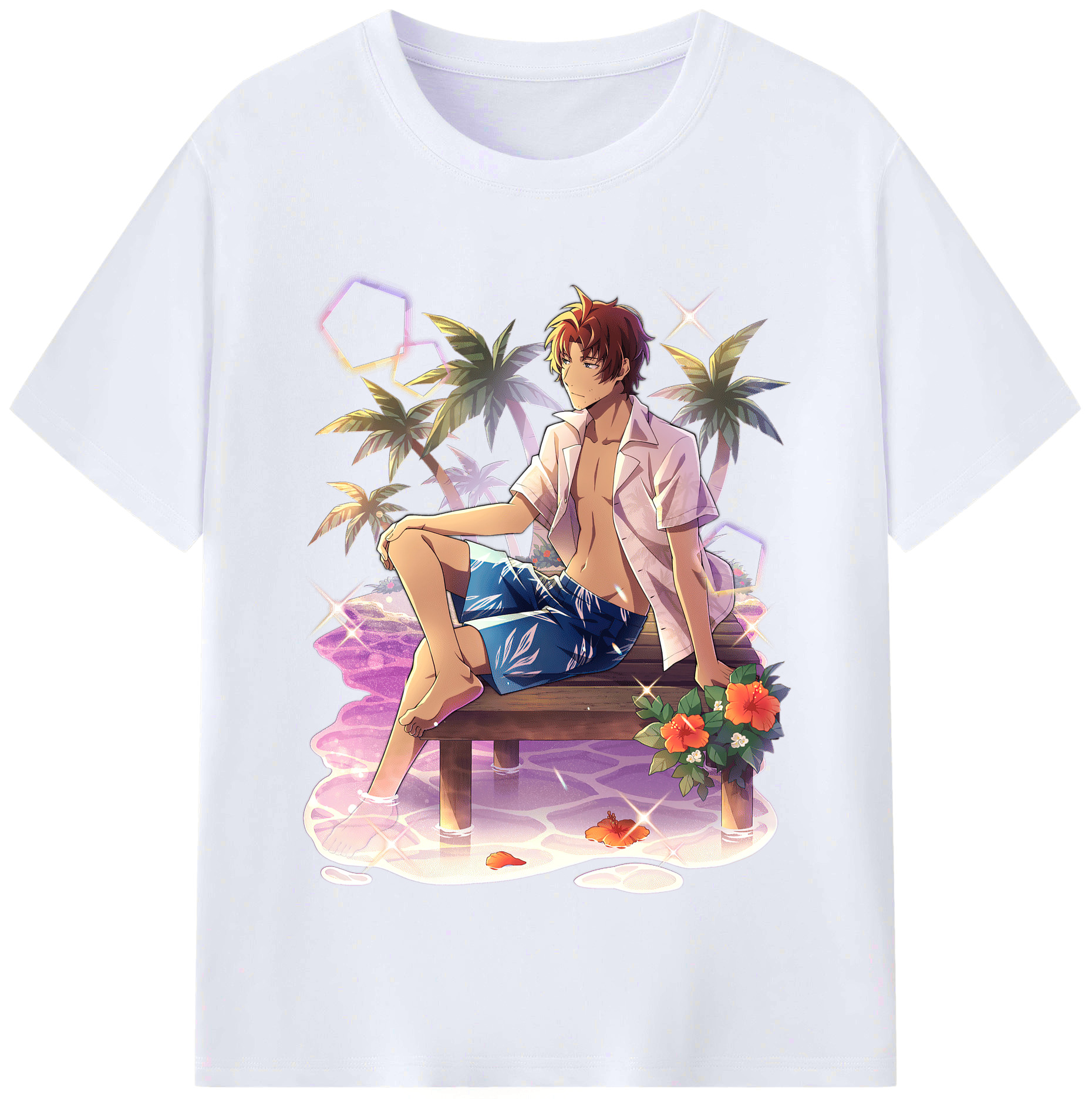（画像用） 文豪ストレイドッグス Bungo Stray Dogs レディースカジュアルプリントTシャツ（綿100％）