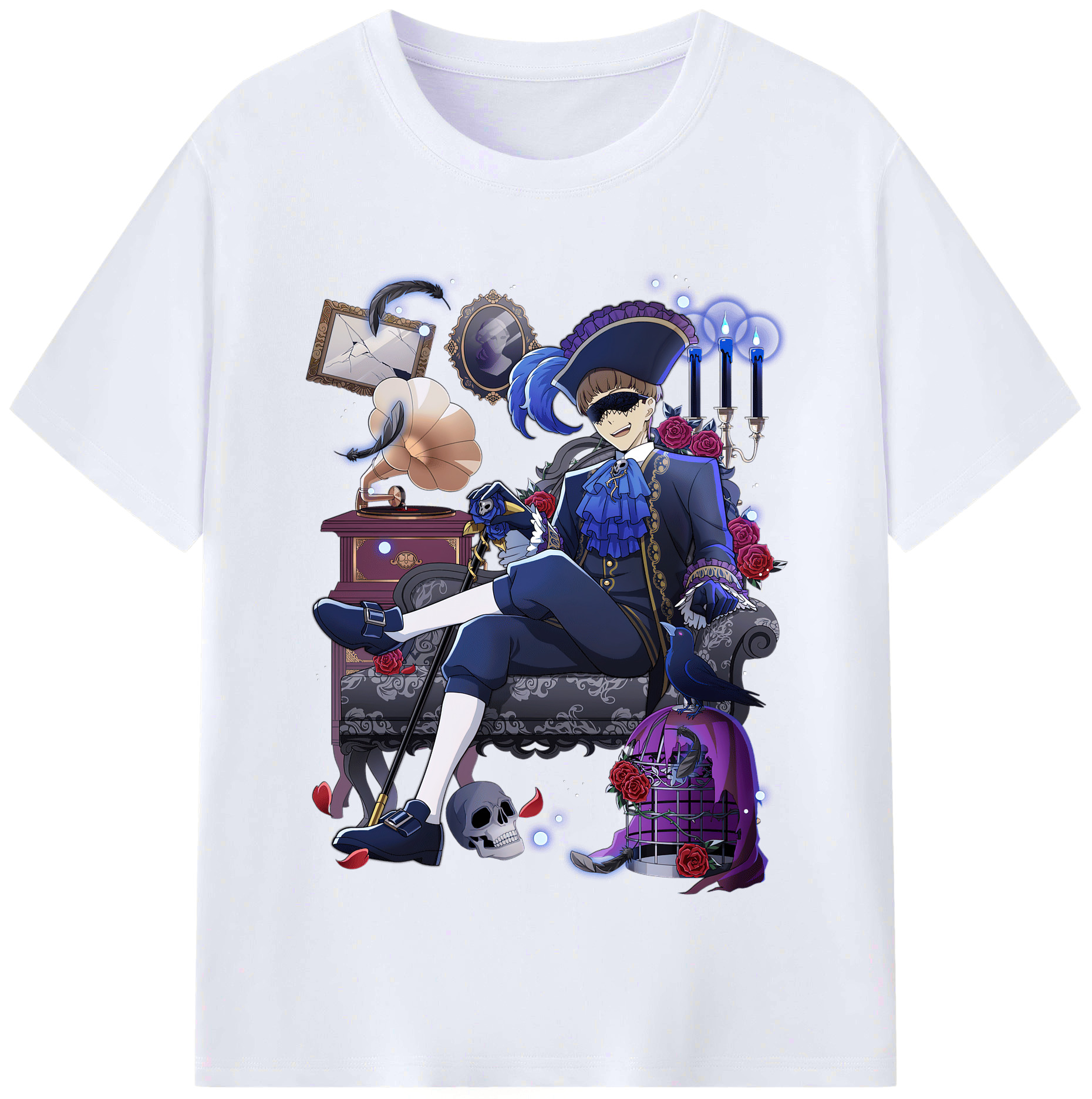（画像用） 文豪ストレイドッグス Bungo Stray Dogs レディースカジュアルプリントTシャツ（綿100％）