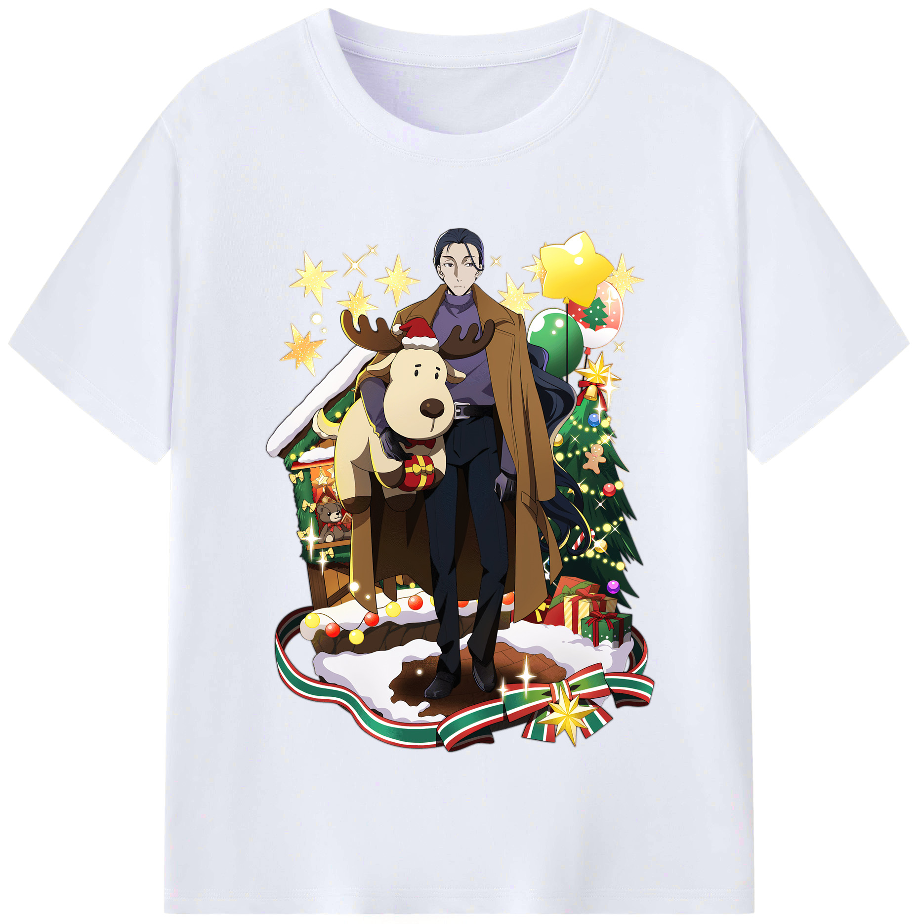 （画像用） 文豪ストレイドッグス Bungo Stray Dogs レディースカジュアルプリントTシャツ（綿100％）