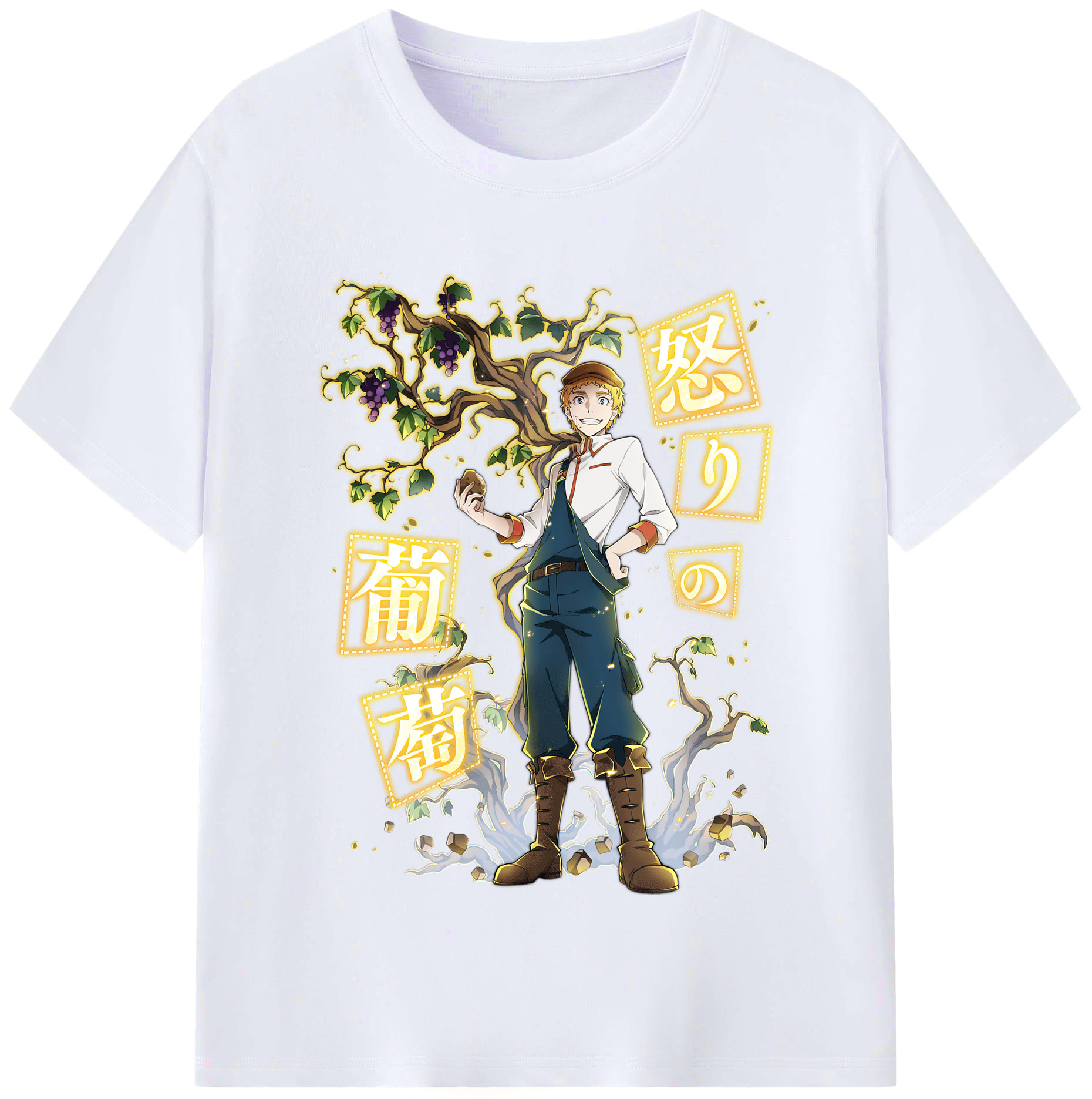 （画像用） 文豪ストレイドッグス Bungo Stray Dogs レディースカジュアルプリントTシャツ（綿100％）