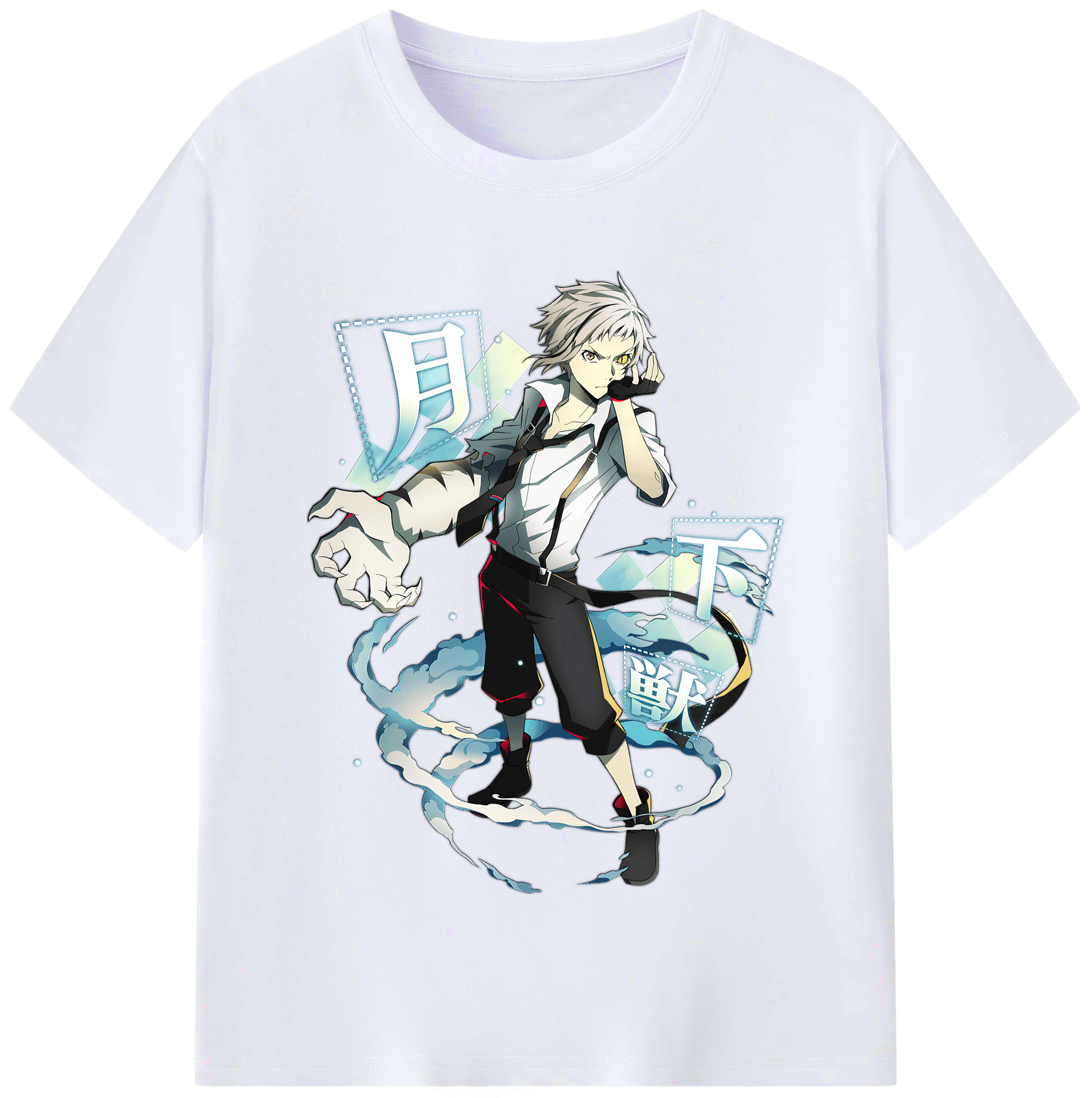 （画像用） 文豪ストレイドッグス Bungo Stray Dogs レディースカジュアルプリントTシャツ（綿100％）