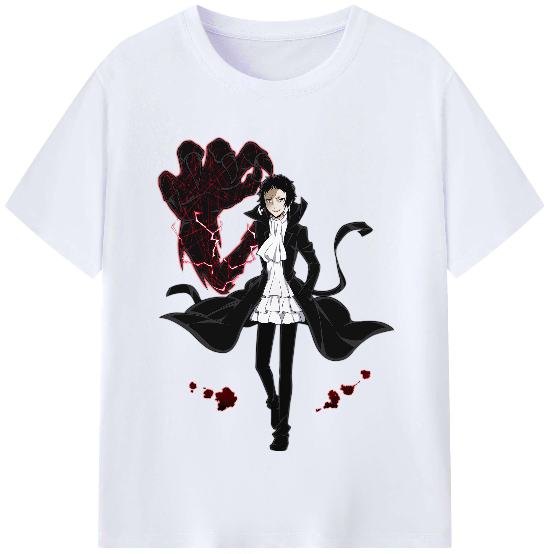 （画像用） 文豪ストレイドッグス Bungo Stray Dogs レディースカジュアルプリントTシャツ（綿100％）