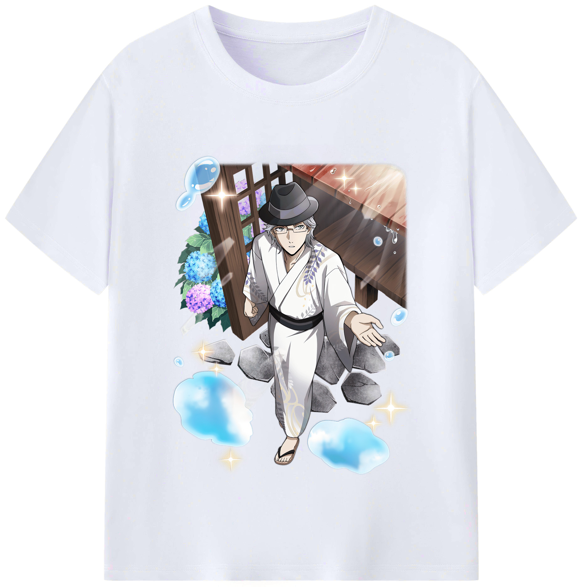 （画像用） 文豪ストレイドッグス Bungo Stray Dogs レディースカジュアルプリントTシャツ（綿100％）