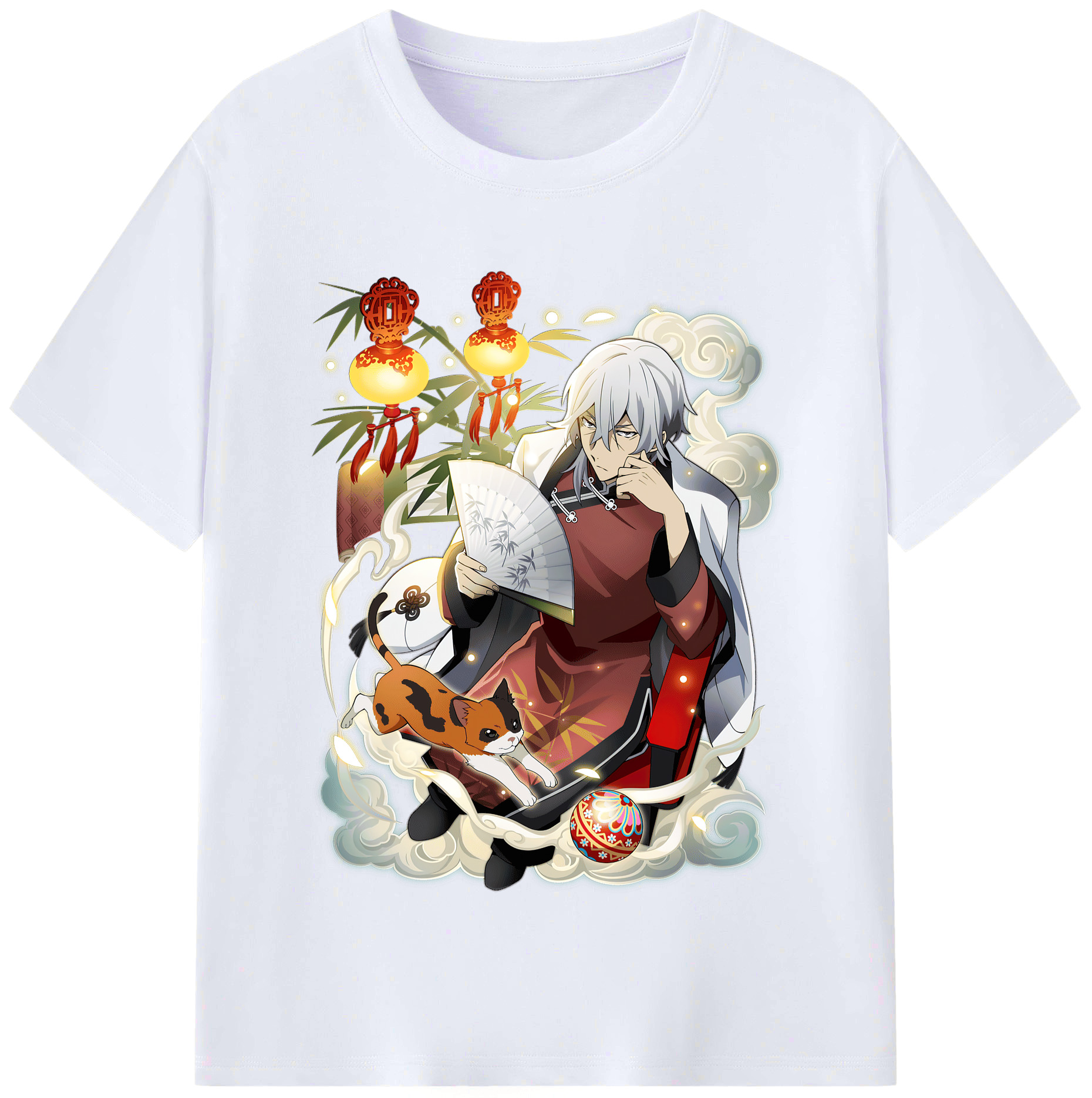 （画像用） 文豪ストレイドッグス Bungo Stray Dogs レディースカジュアルプリントTシャツ（綿100％）
