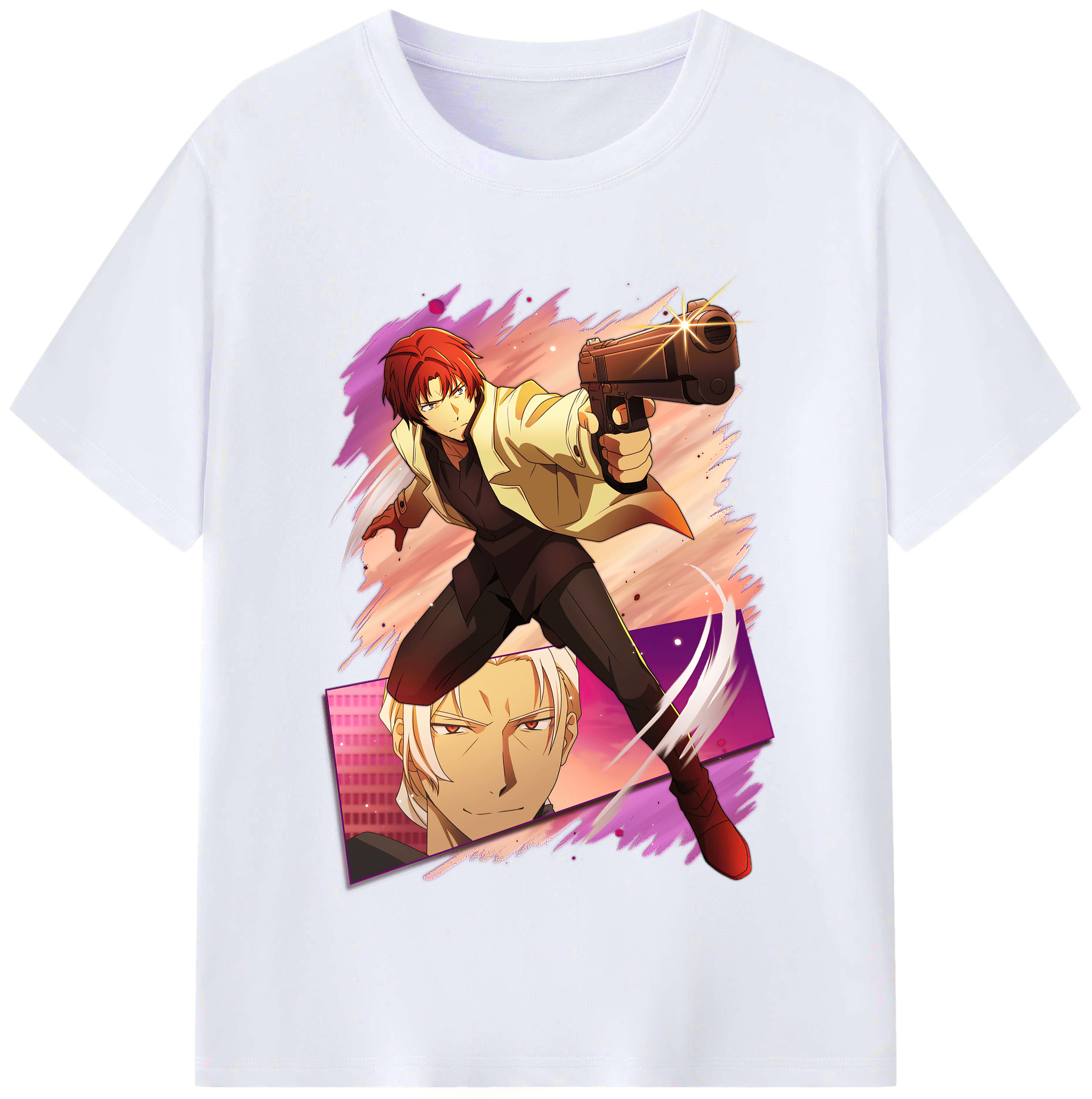 （画像用） 文豪ストレイドッグス Bungo Stray Dogs レディースカジュアルプリントTシャツ（綿100％）