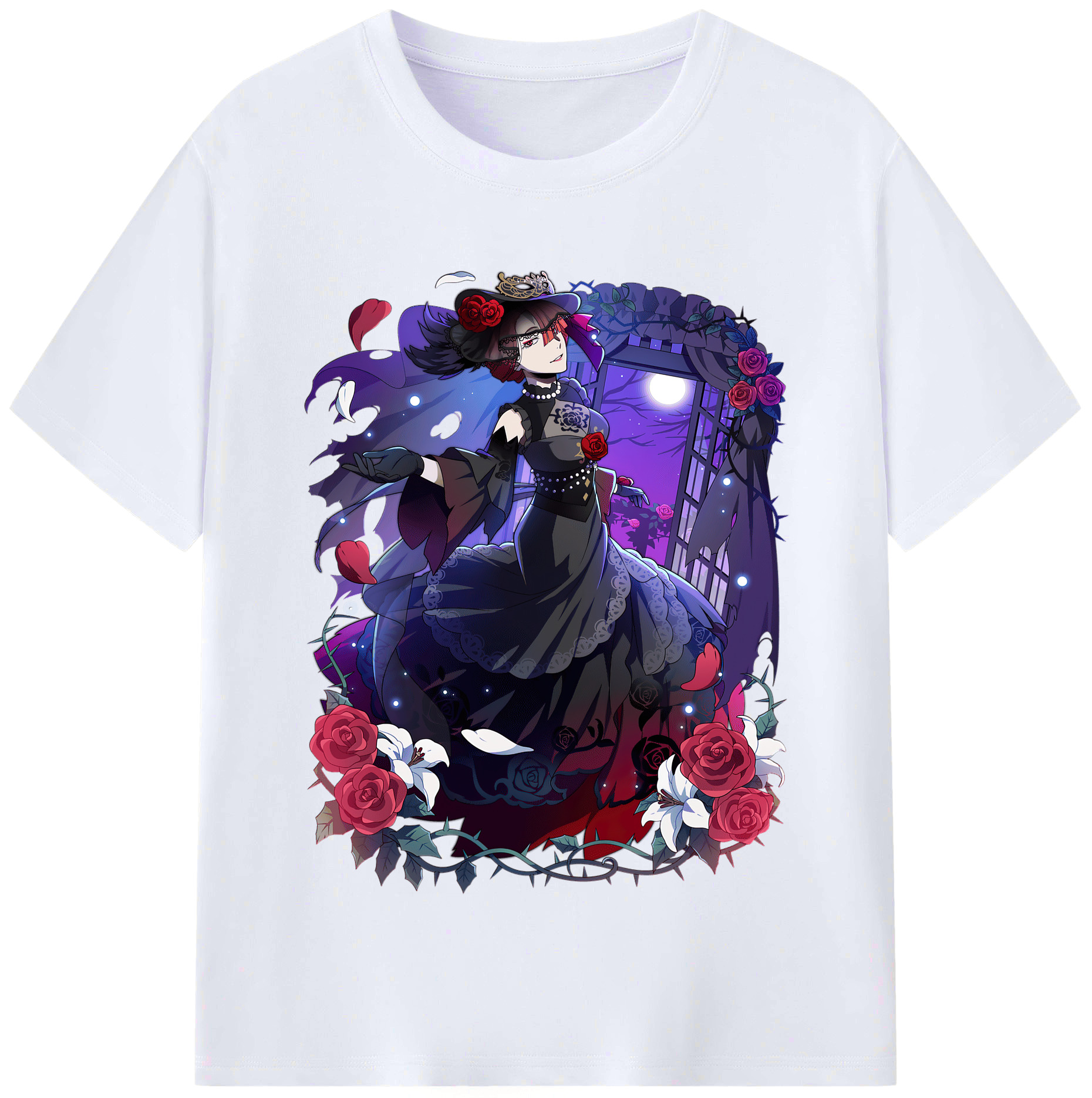 （画像用） 文豪ストレイドッグス Bungo Stray Dogs レディースカジュアルプリントTシャツ（綿100％）