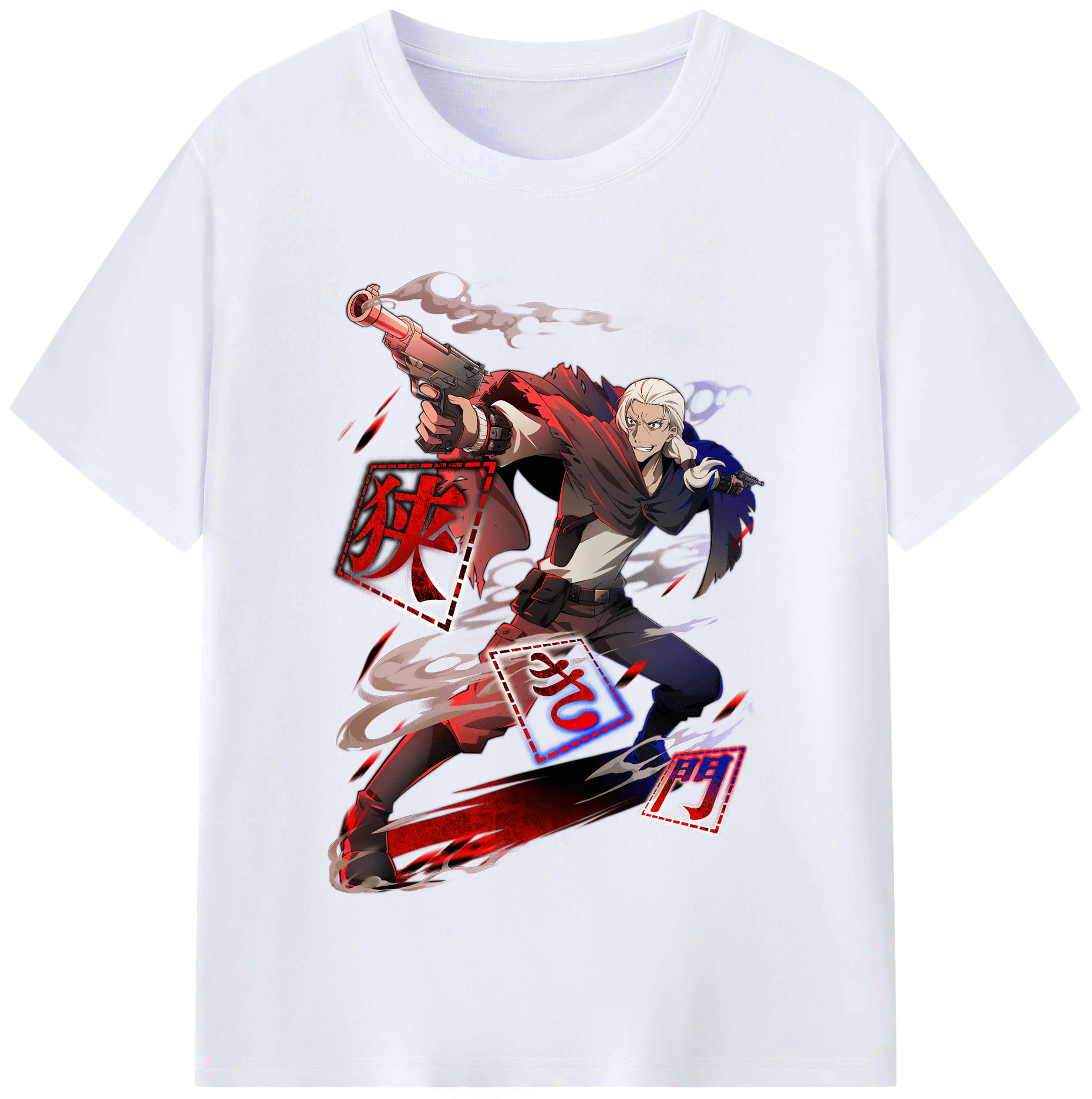 （画像用） 文豪ストレイドッグス Bungo Stray Dogs レディースカジュアルプリントTシャツ（綿100％）