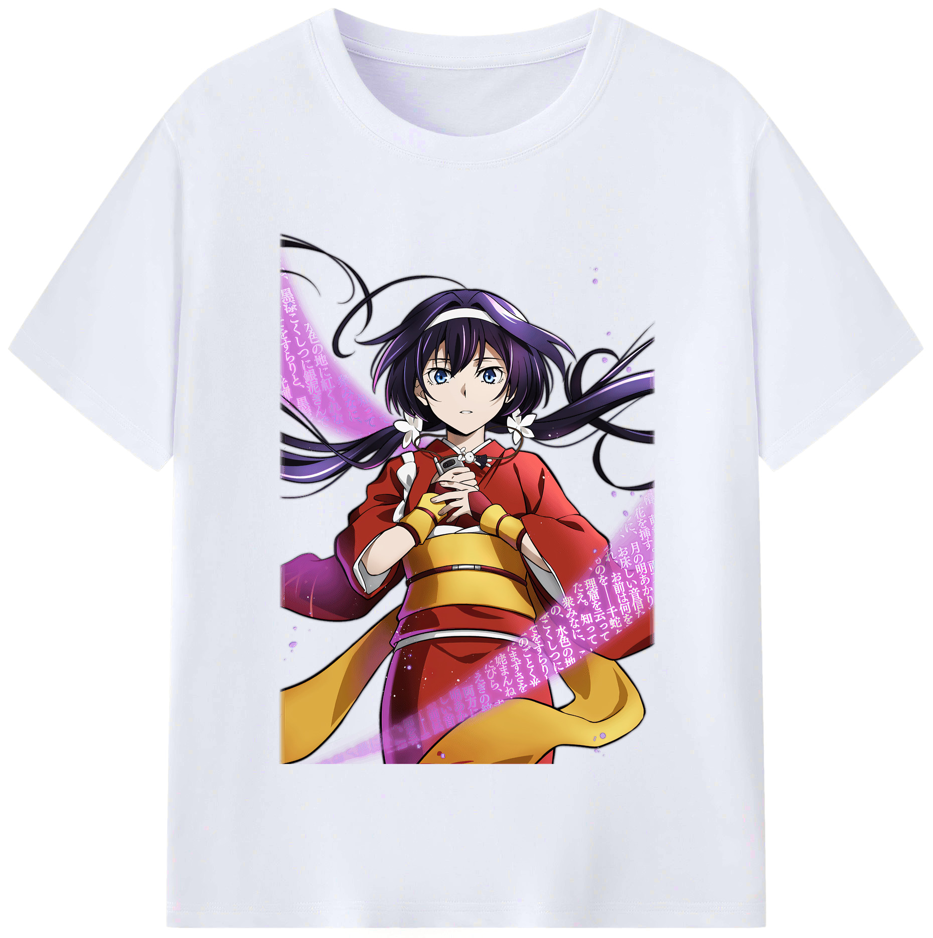 （画像用） 文豪ストレイドッグス Bungo Stray Dogs レディースカジュアルプリントTシャツ（綿100％）