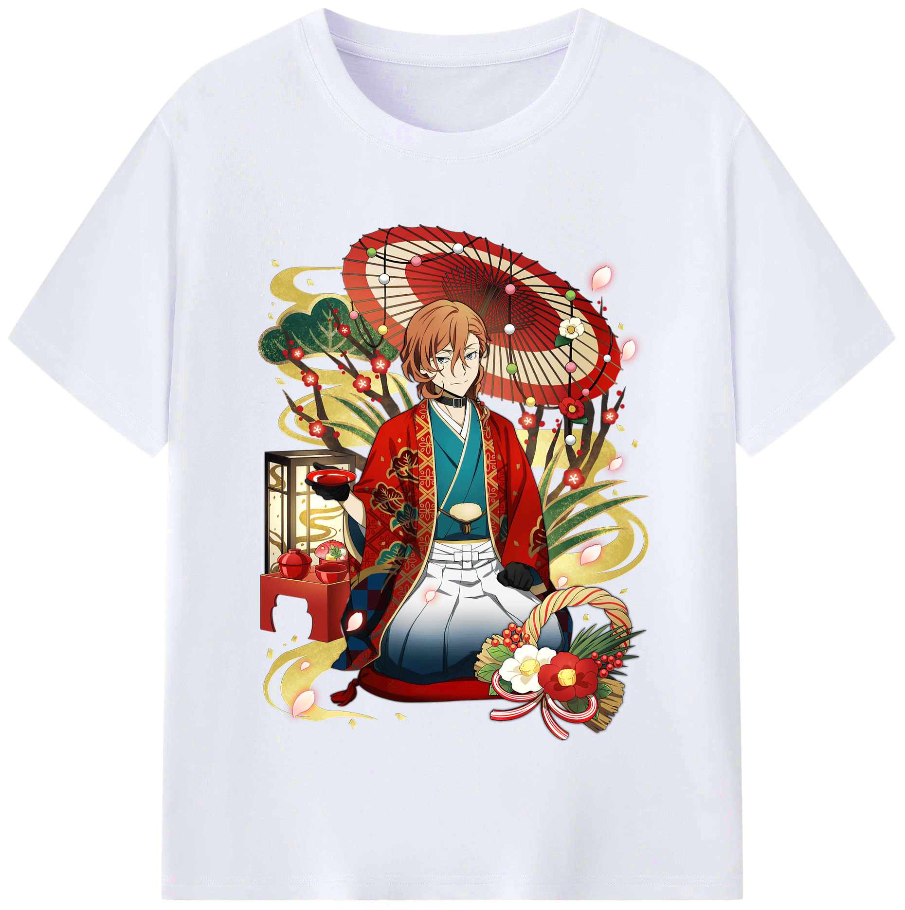 （画像用） 文豪ストレイドッグス Bungo Stray Dogs レディースカジュアルプリントTシャツ（綿100％）