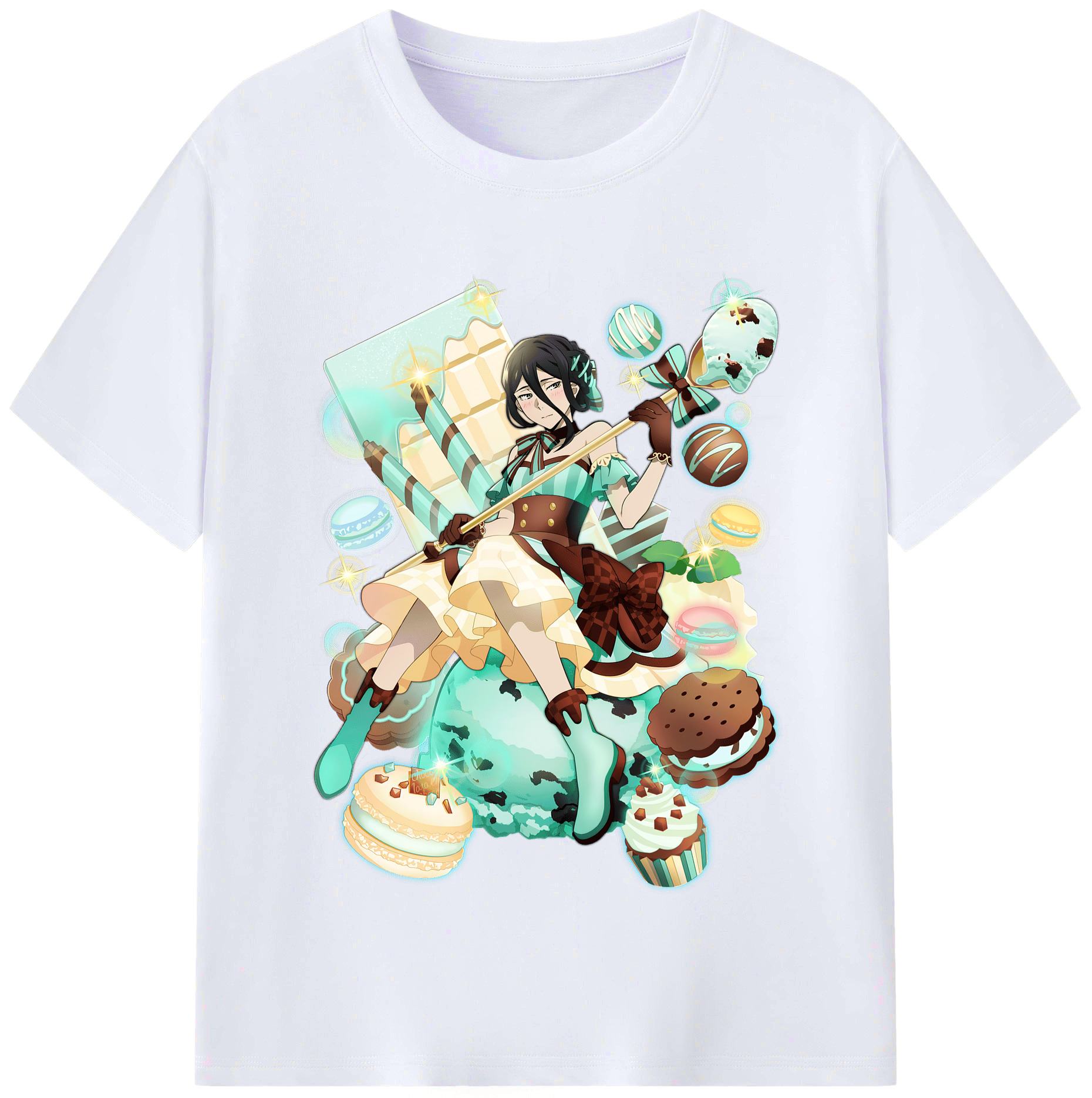（画像用） 文豪ストレイドッグス Bungo Stray Dogs レディースカジュアルプリントTシャツ（綿100％）