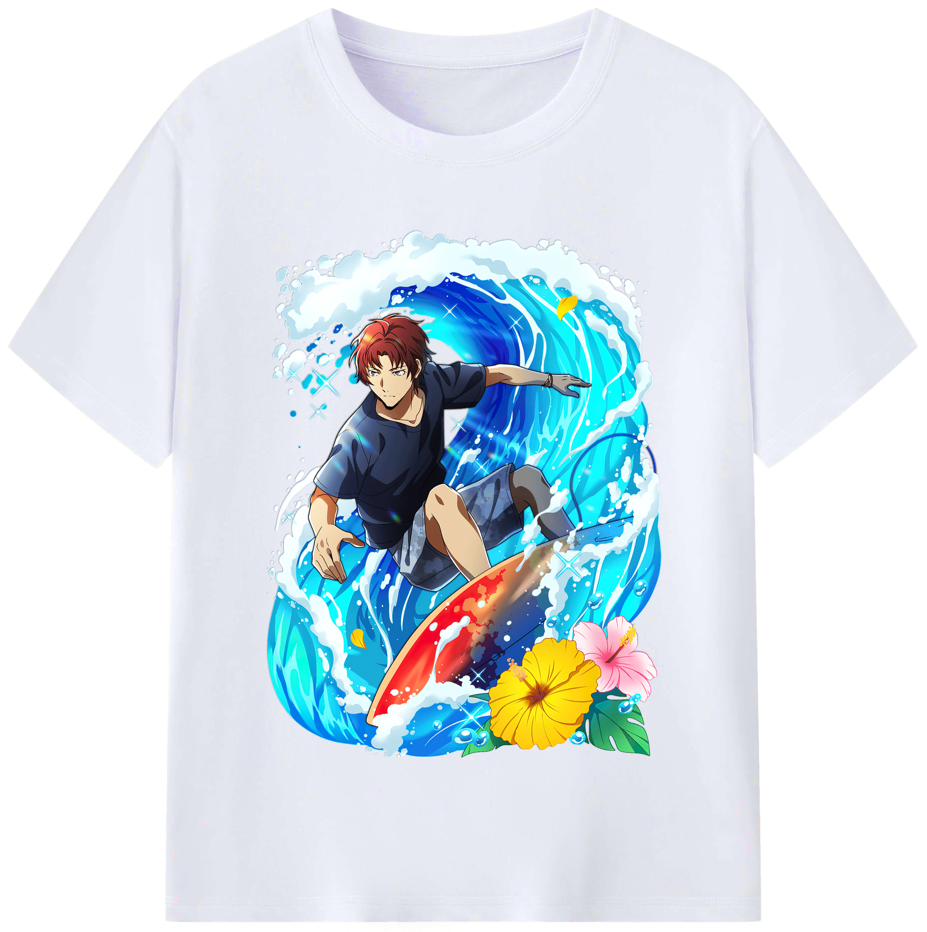 （画像用） 文豪ストレイドッグス Bungo Stray Dogs レディースカジュアルプリントTシャツ（綿100％）