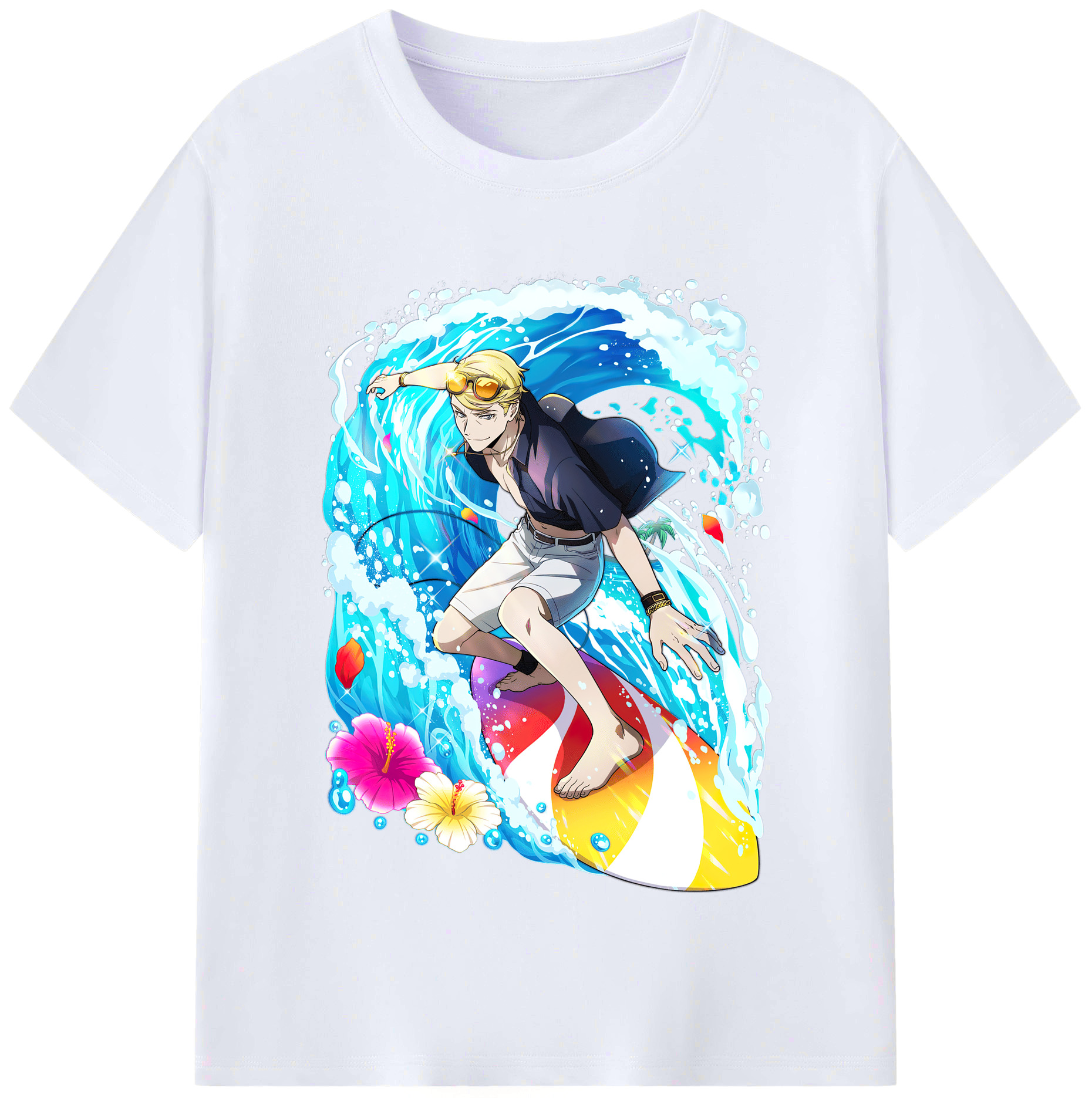 （画像用） 文豪ストレイドッグス Bungo Stray Dogs レディースカジュアルプリントTシャツ（綿100％）