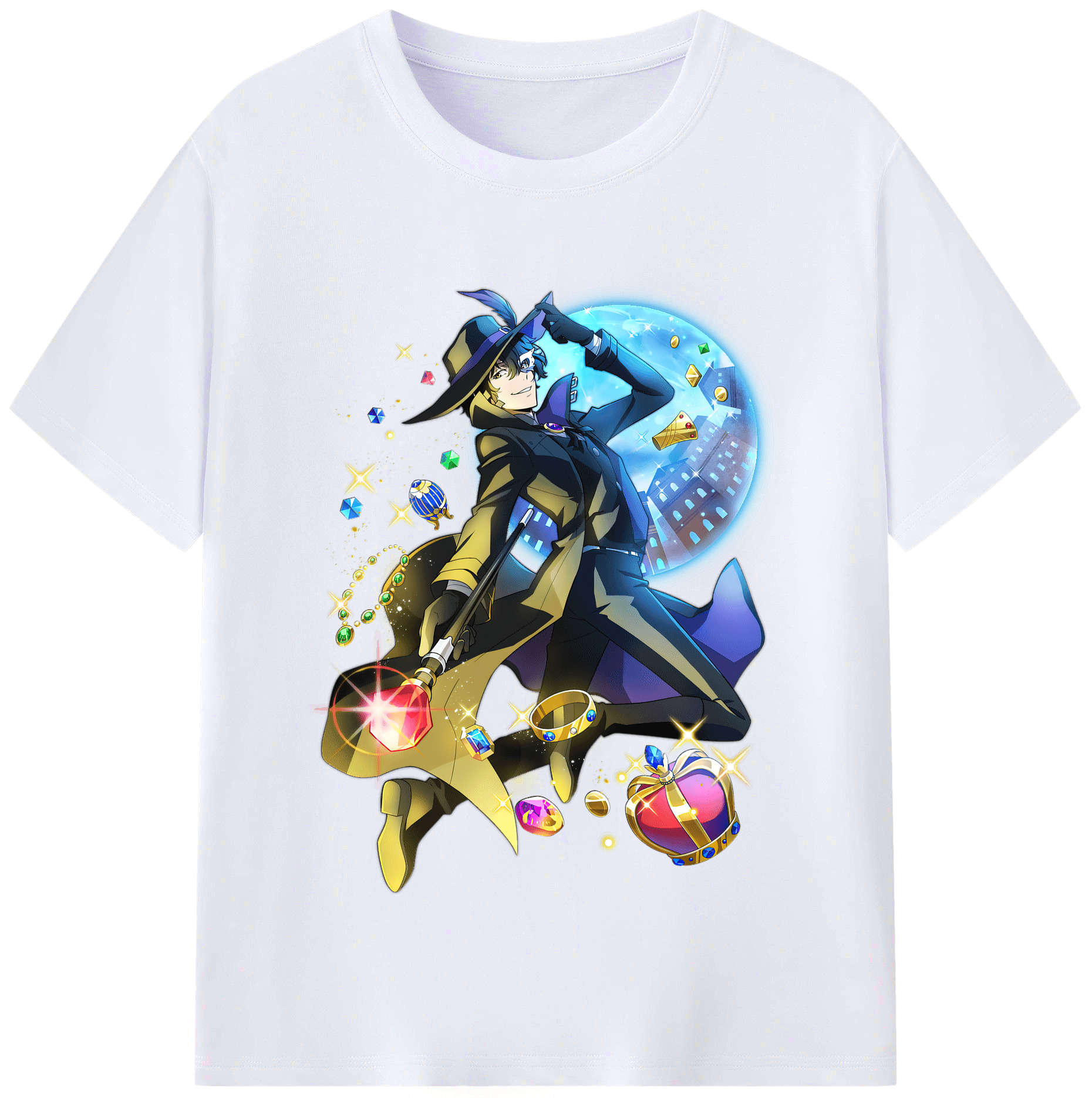（画像用） 文豪ストレイドッグス Bungo Stray Dogs レディースカジュアルプリントTシャツ（綿100％）
