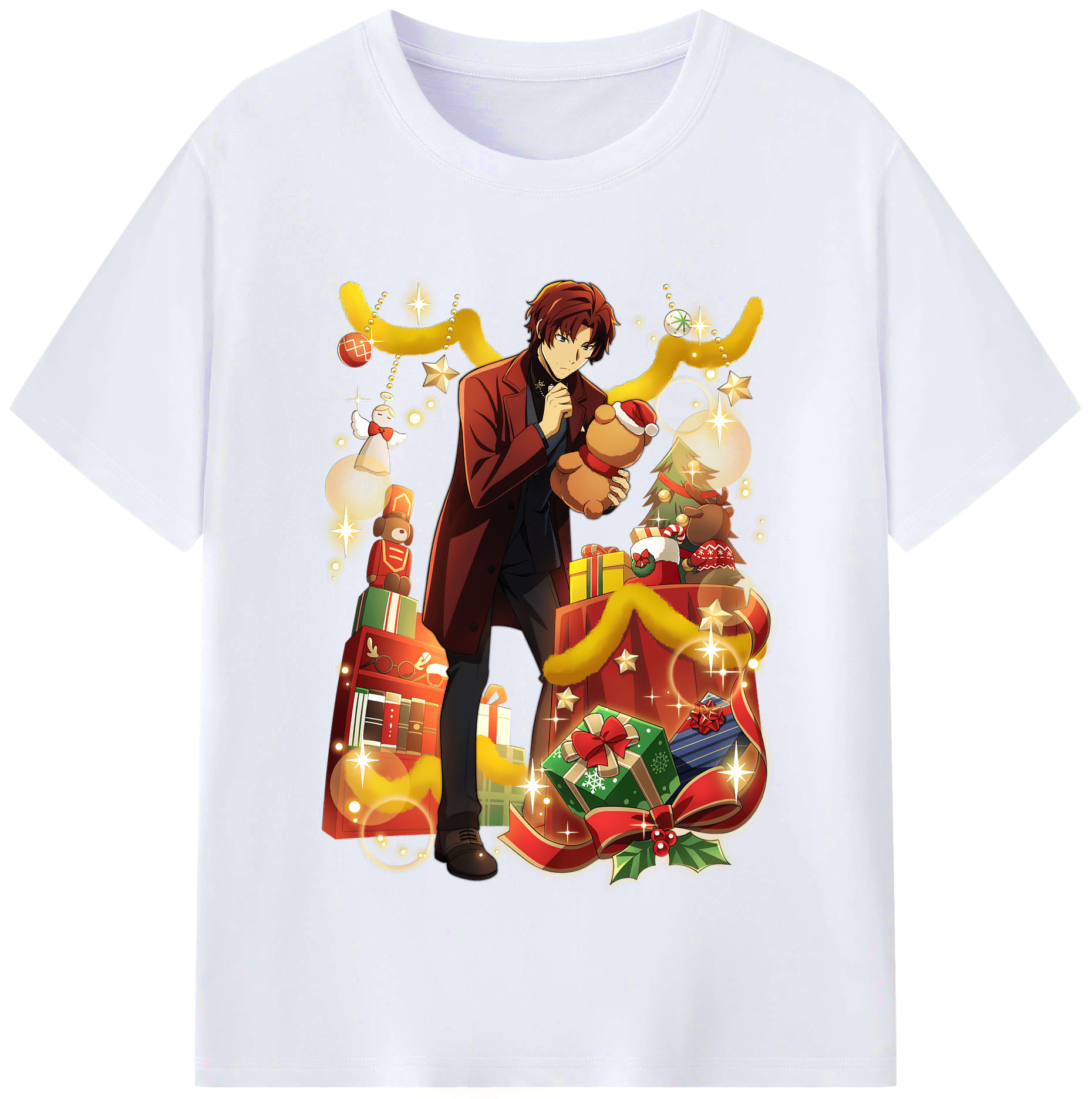 （画像用） 文豪ストレイドッグス Bungo Stray Dogs レディースカジュアルプリントTシャツ（綿100％）