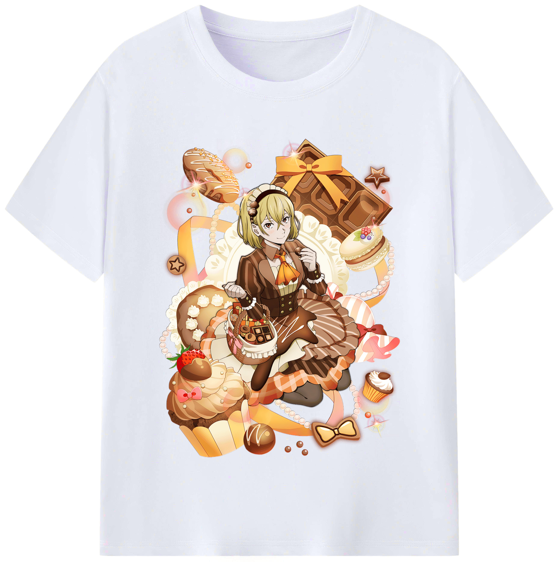 （画像用） 文豪ストレイドッグス Bungo Stray Dogs レディースカジュアルプリントTシャツ（綿100％）