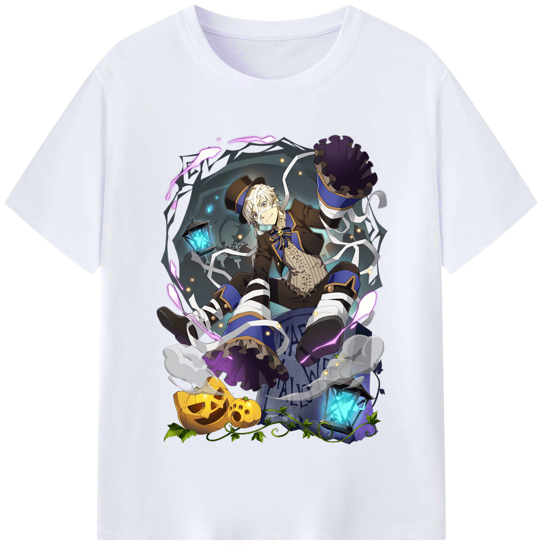 （画像用） 文豪ストレイドッグス Bungo Stray Dogs レディースカジュアルプリントTシャツ（綿100％）