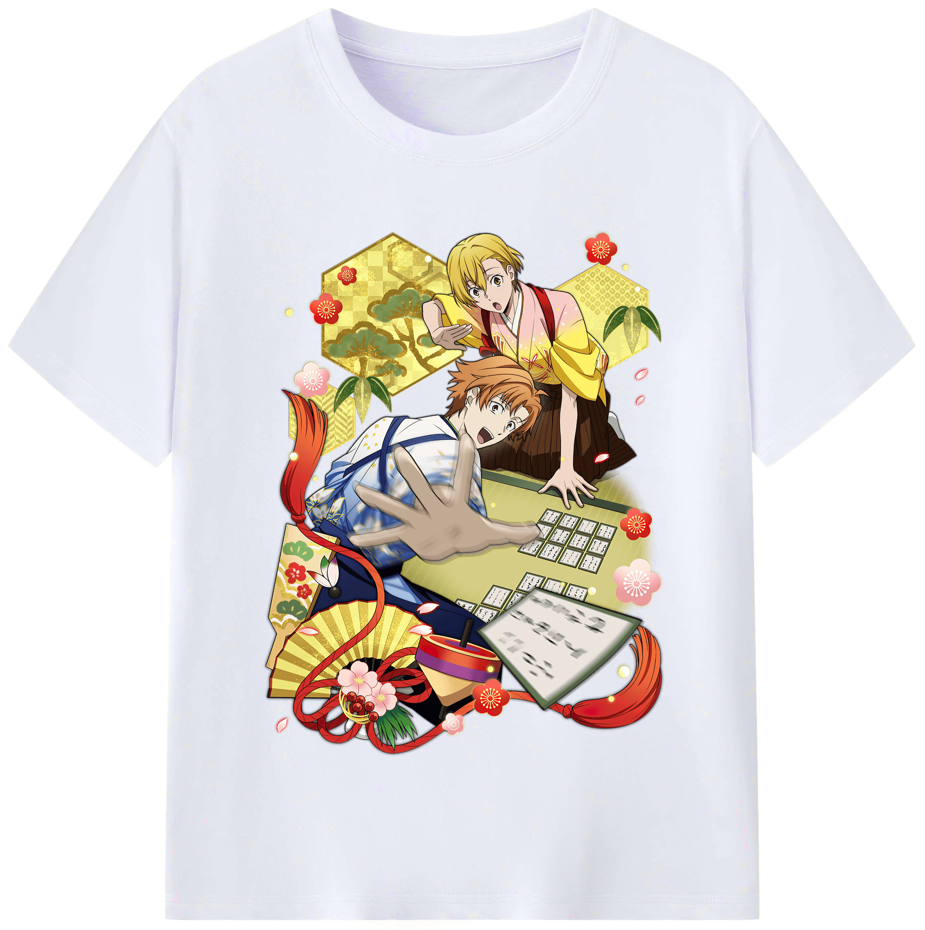 （画像用） 文豪ストレイドッグス Bungo Stray Dogs レディースカジュアルプリントTシャツ（綿100％）