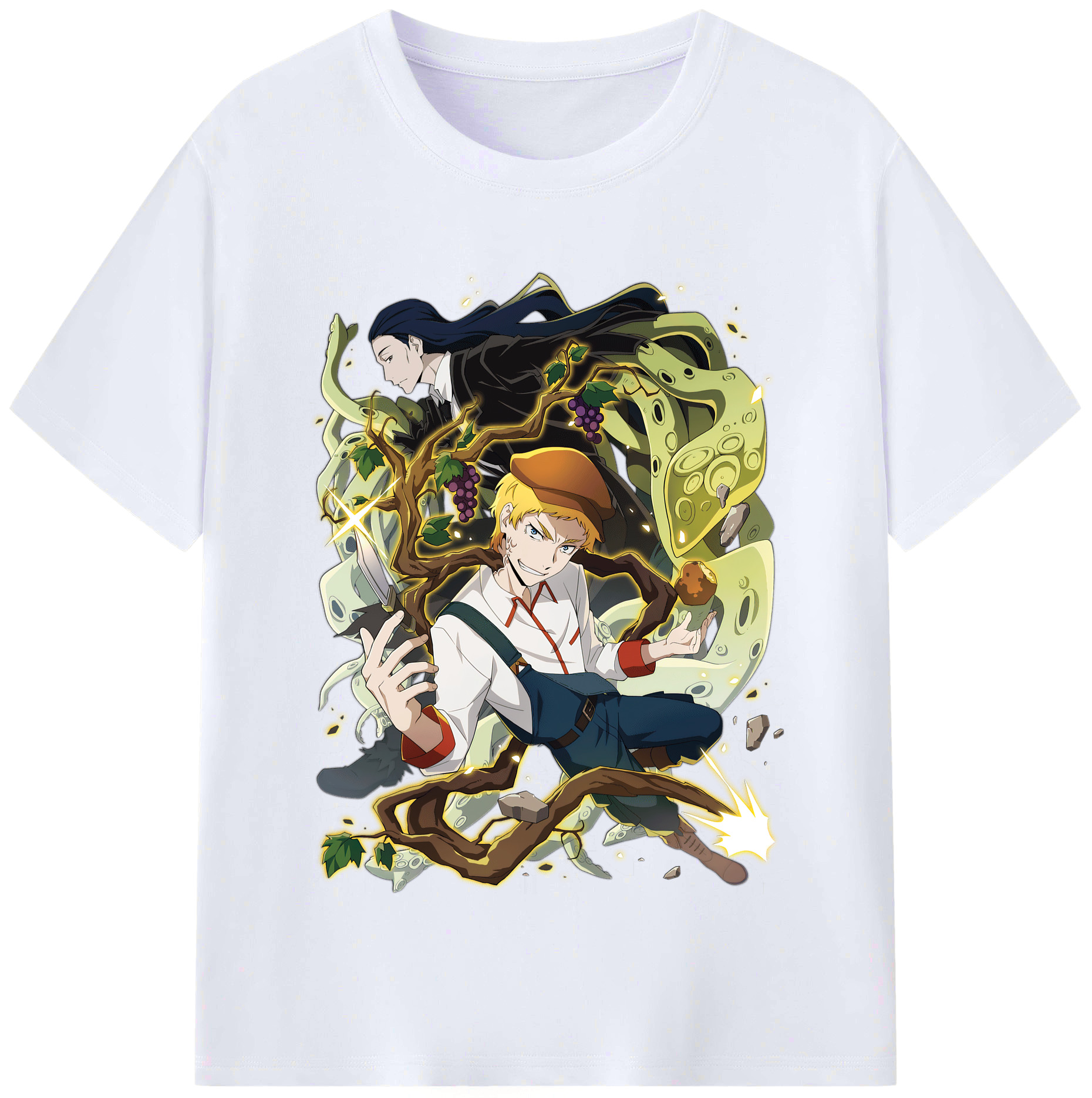 （画像用） 文豪ストレイドッグス Bungo Stray Dogs レディースカジュアルプリントTシャツ（綿100％）