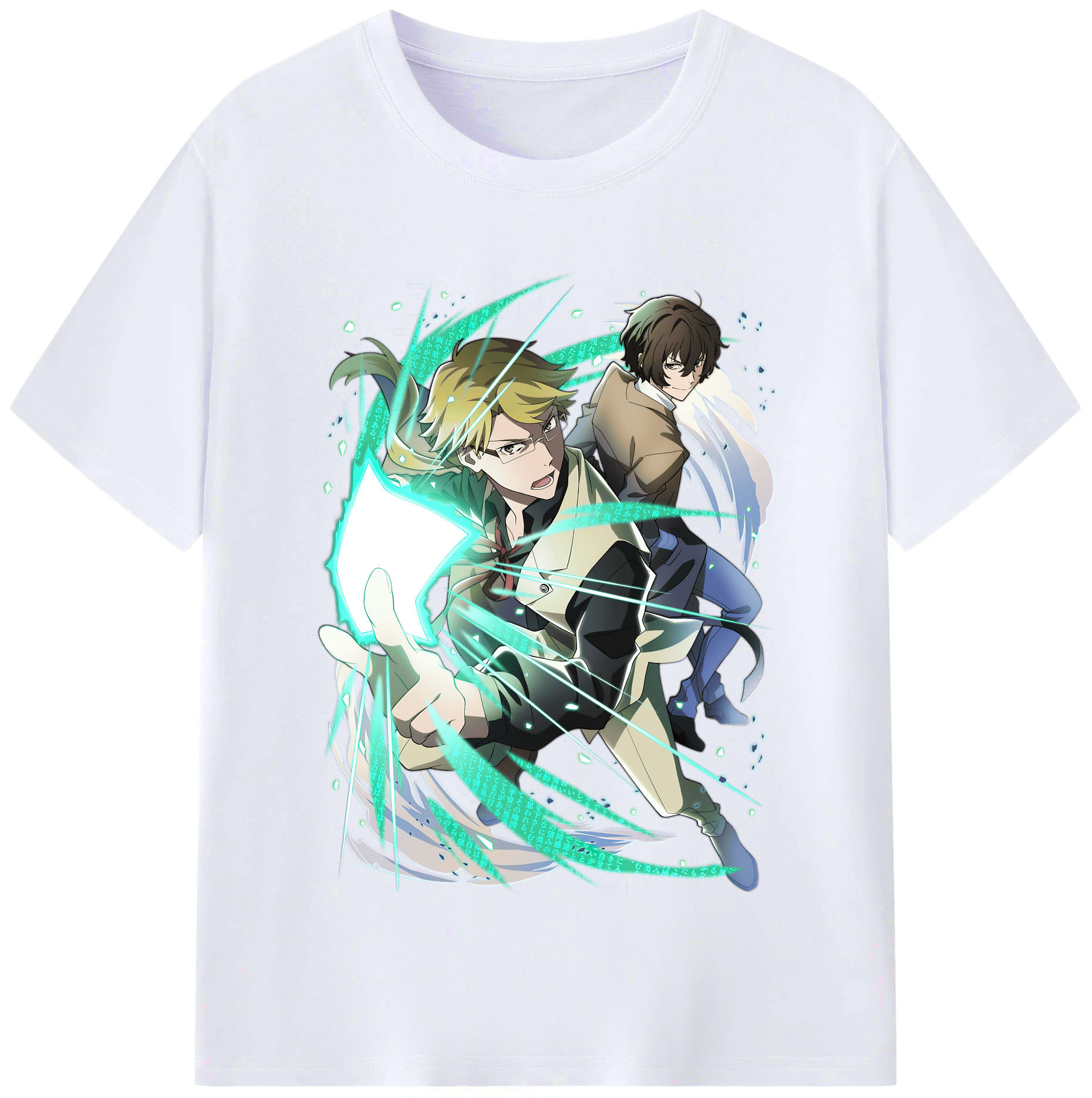 （画像用） 文豪ストレイドッグス Bungo Stray Dogs レディースカジュアルプリントTシャツ（綿100％）