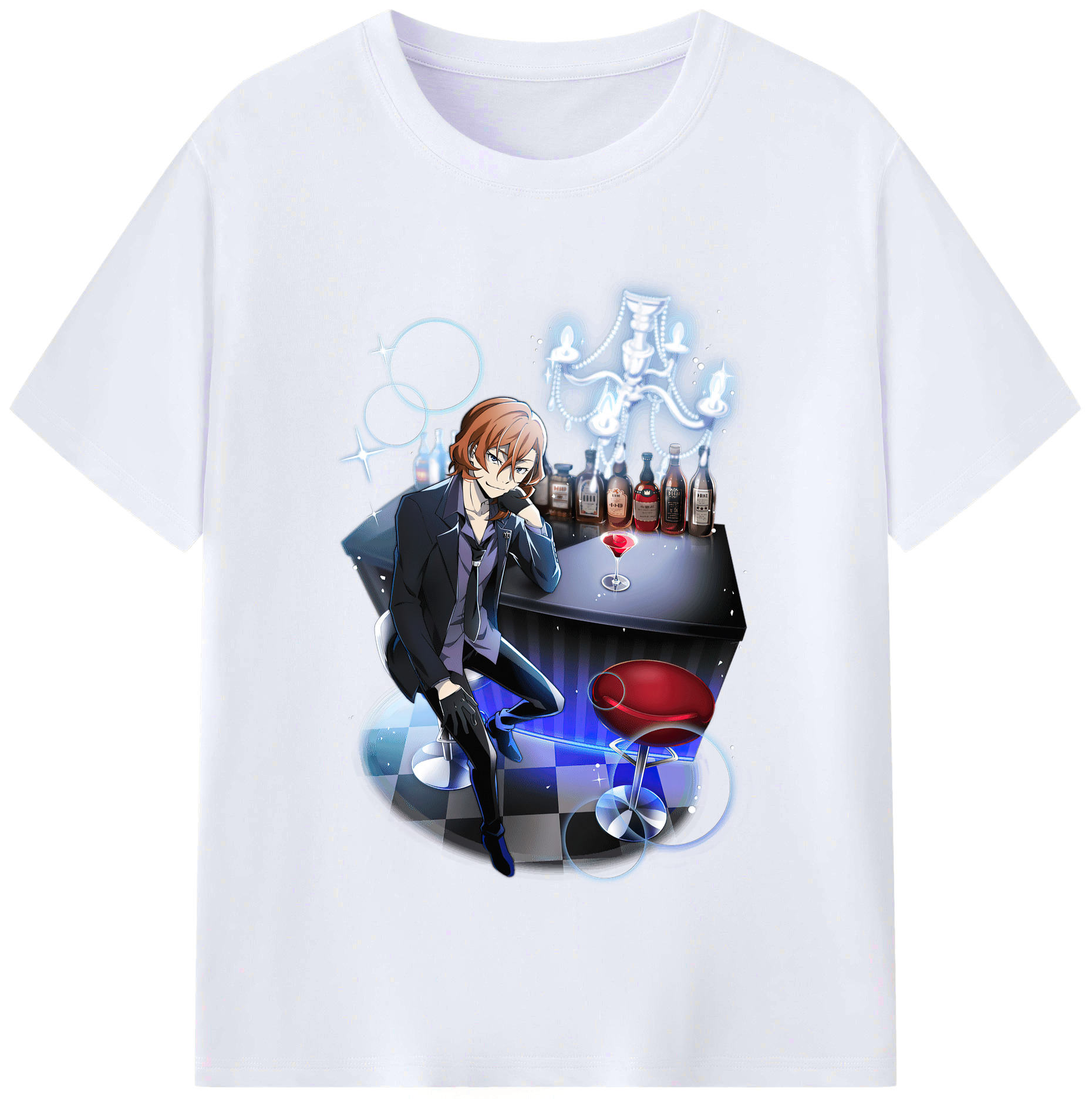 （画像用） 文豪ストレイドッグス Bungo Stray Dogs レディースカジュアルプリントTシャツ（綿100％）