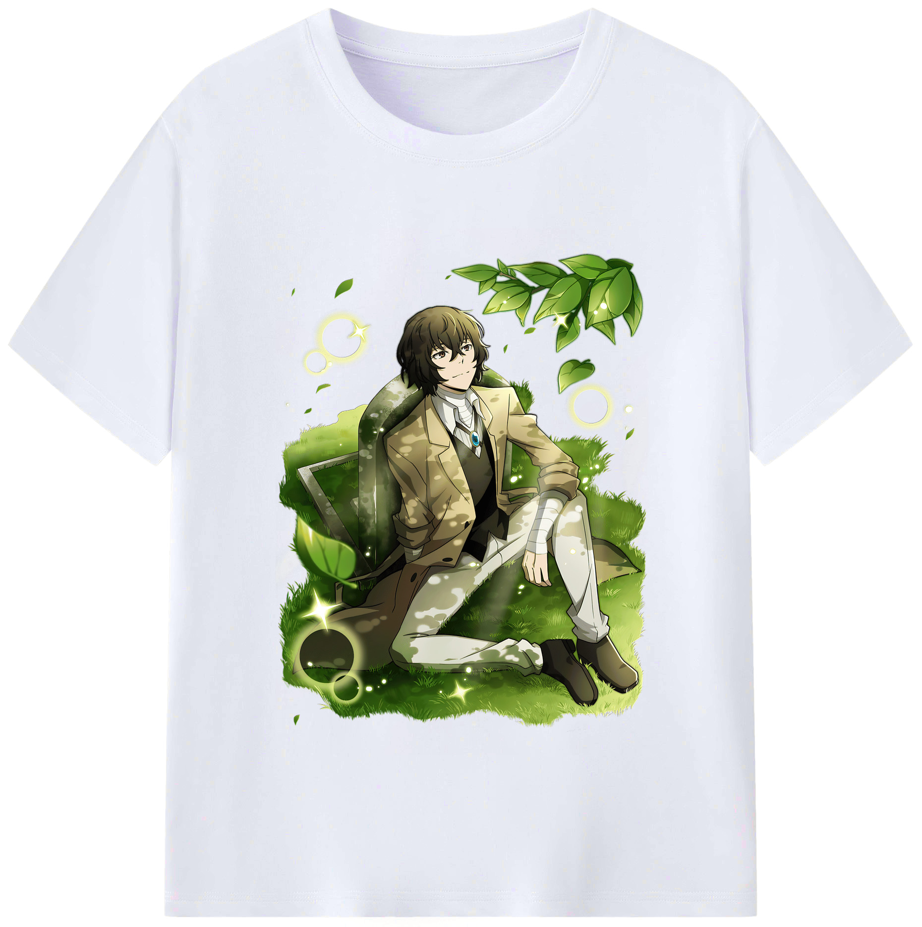 （画像用） 文豪ストレイドッグス Bungo Stray Dogs レディースカジュアルプリントTシャツ（綿100％）