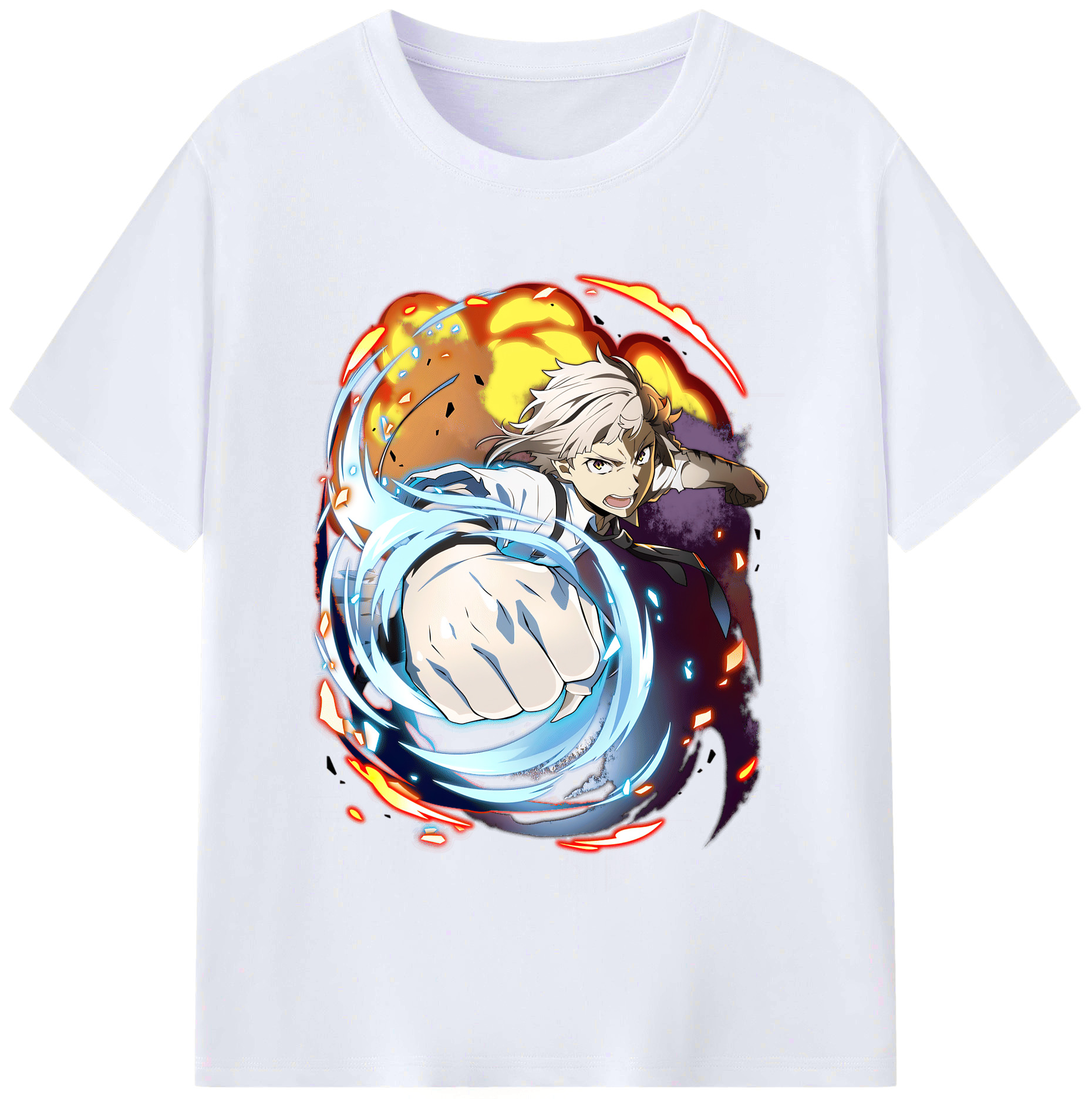 （画像用） 文豪ストレイドッグス Bungo Stray Dogs レディースカジュアルプリントTシャツ（綿100％）