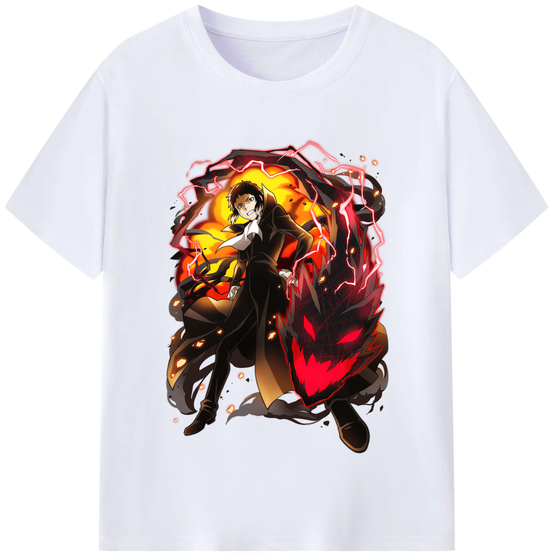 （画像用） 文豪ストレイドッグス Bungo Stray Dogs レディースカジュアルプリントTシャツ（綿100％）