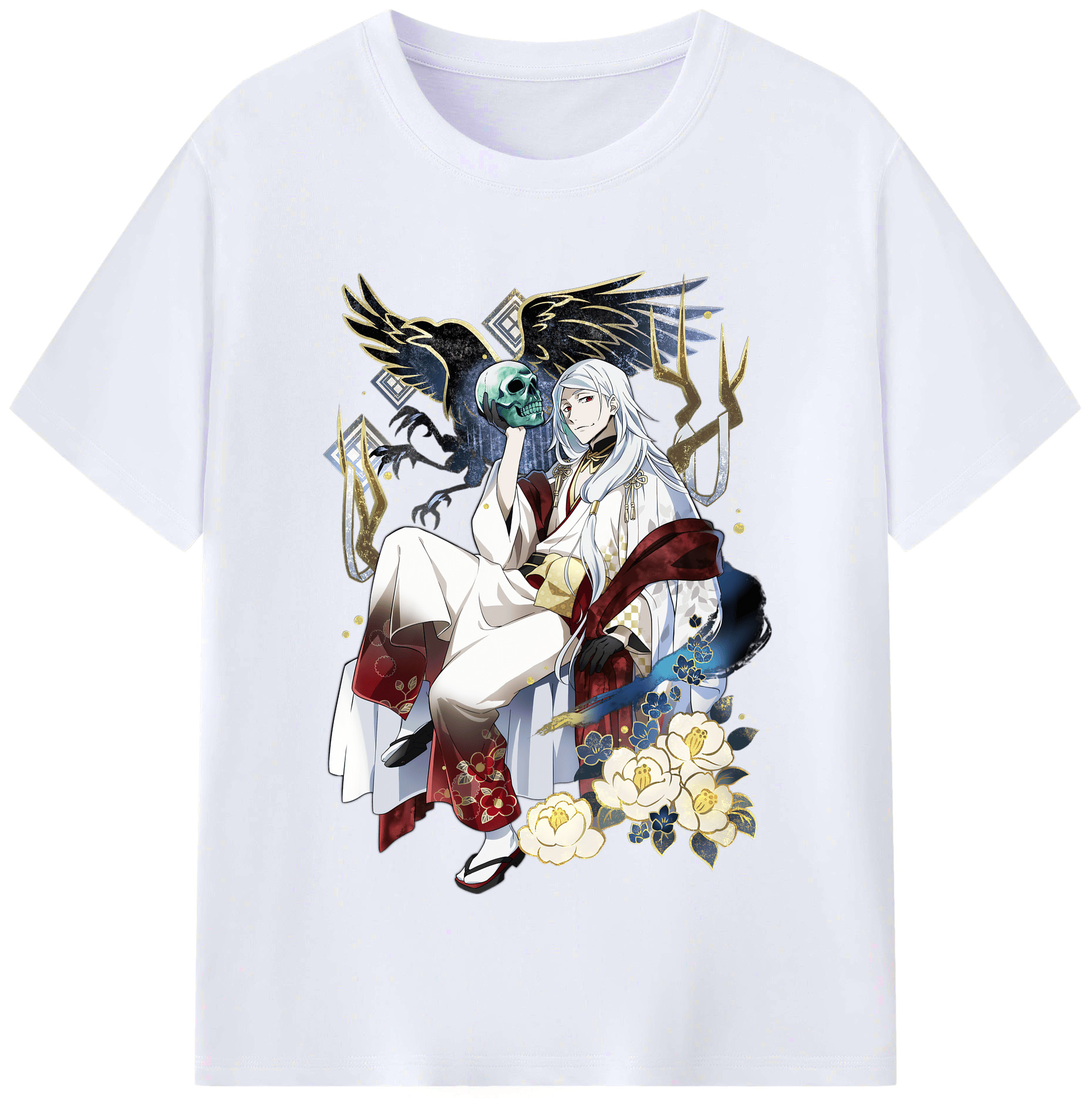 （画像用） 文豪ストレイドッグス Bungo Stray Dogs レディースカジュアルプリントTシャツ（綿100％）