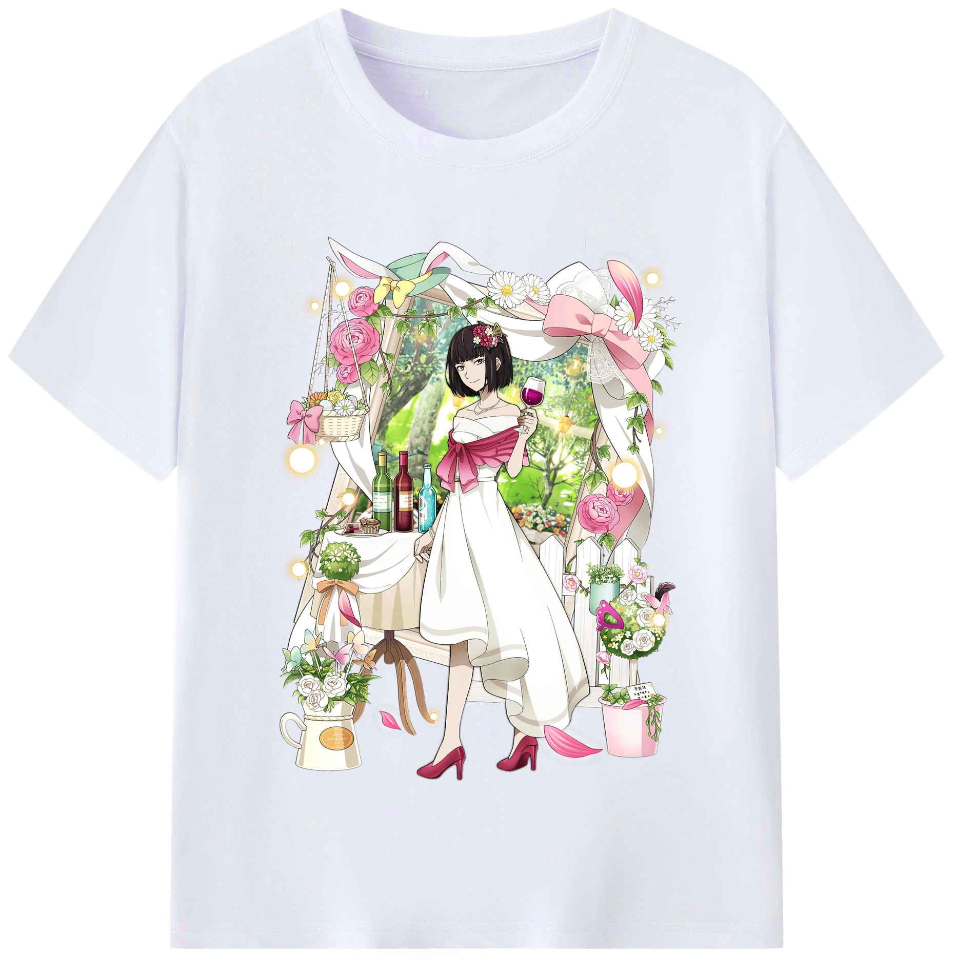 （画像用） 文豪ストレイドッグス Bungo Stray Dogs レディースカジュアルプリントTシャツ（綿100％）