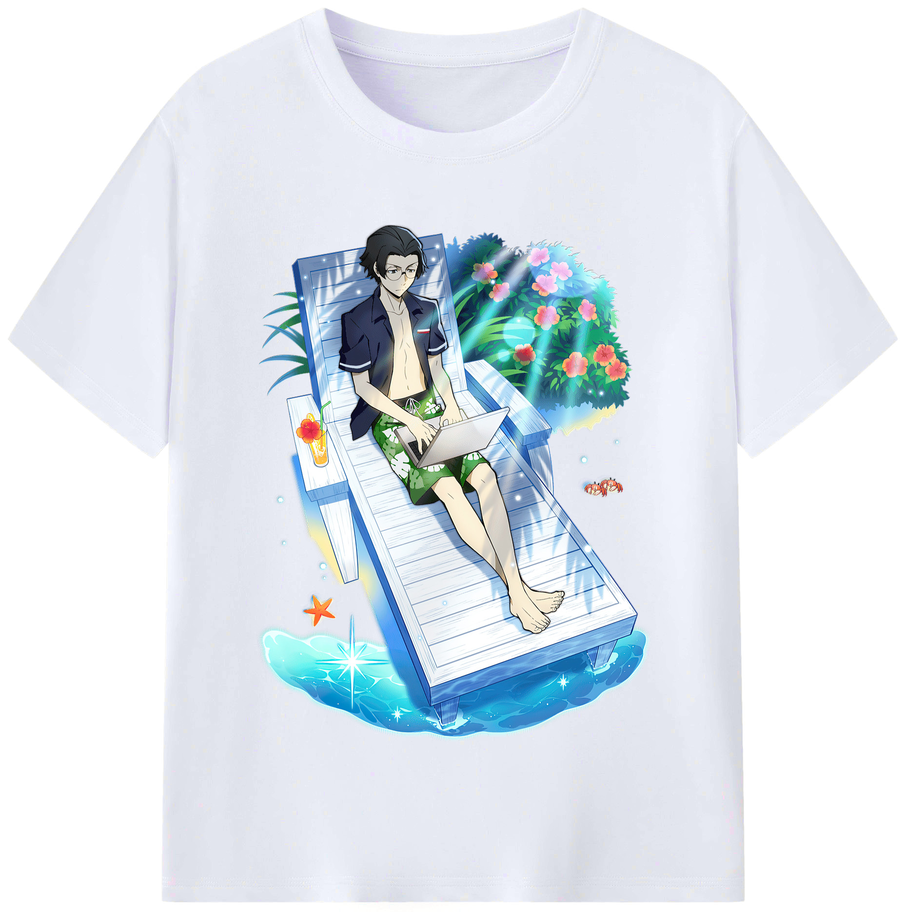 （画像用） 文豪ストレイドッグス Bungo Stray Dogs レディースカジュアルプリントTシャツ（綿100％）
