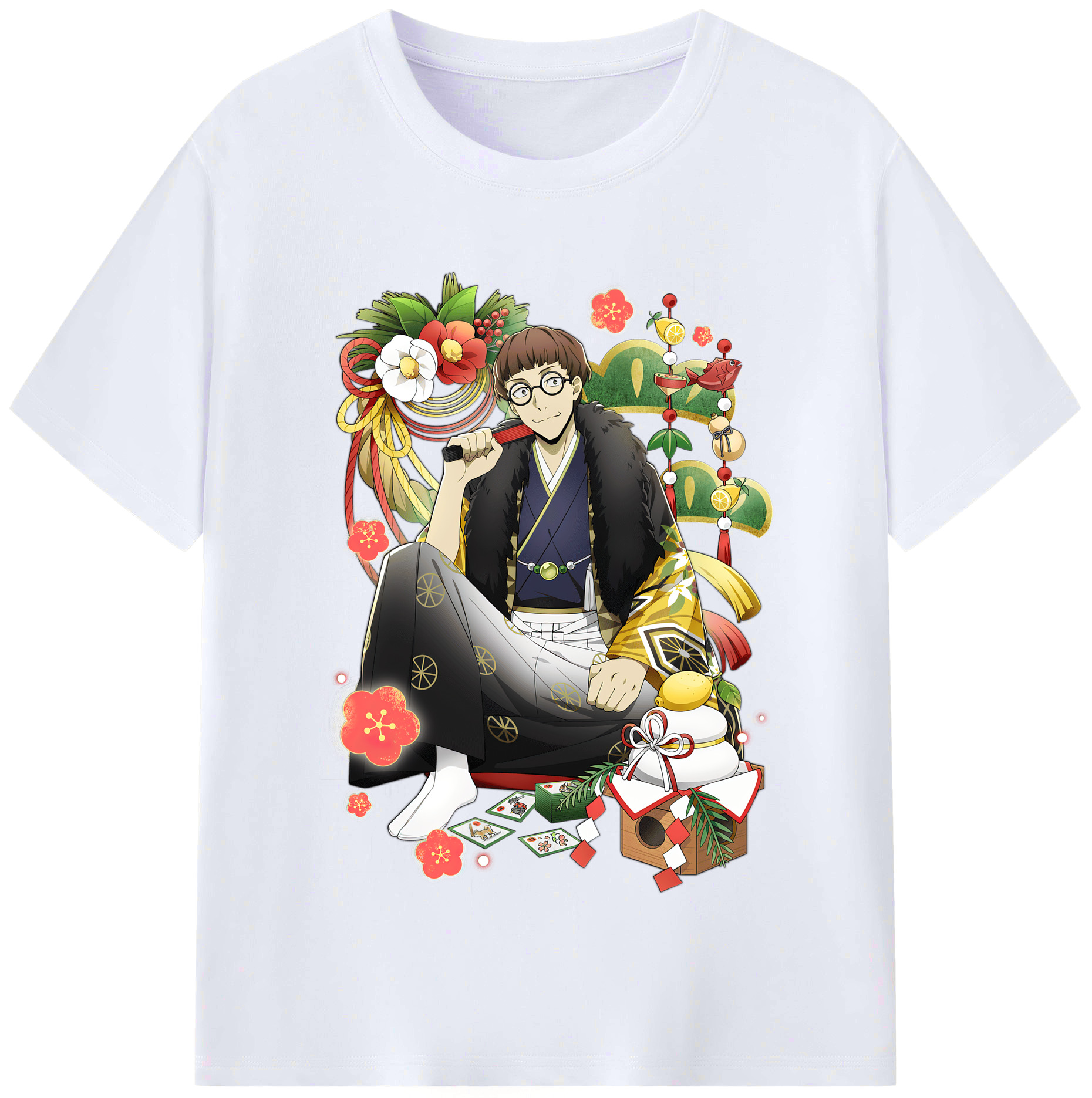 （画像用） 文豪ストレイドッグス Bungo Stray Dogs レディースカジュアルプリントTシャツ（綿100％）