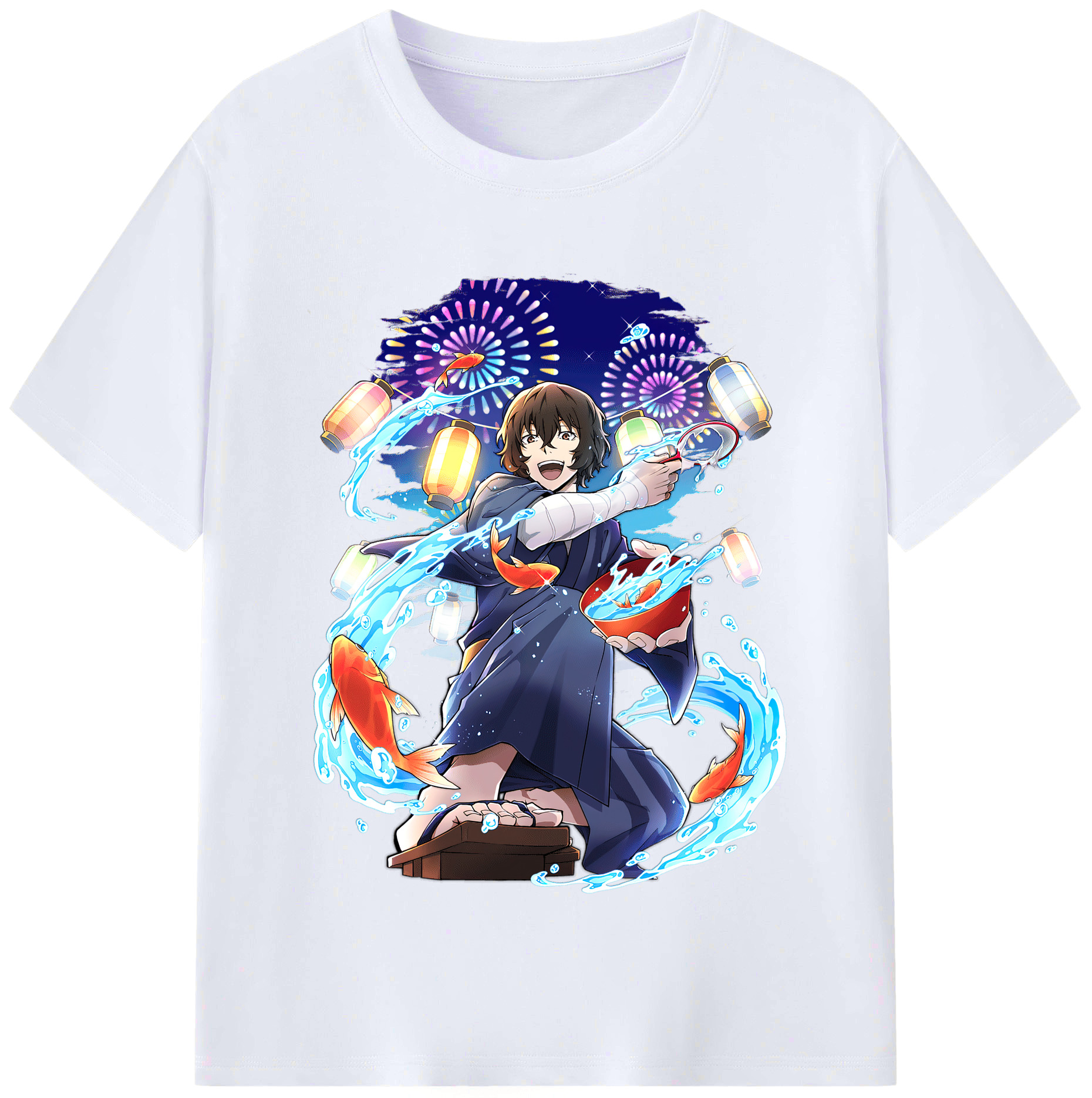 （画像用） 文豪ストレイドッグス Bungo Stray Dogs レディースカジュアルプリントTシャツ（綿100％）