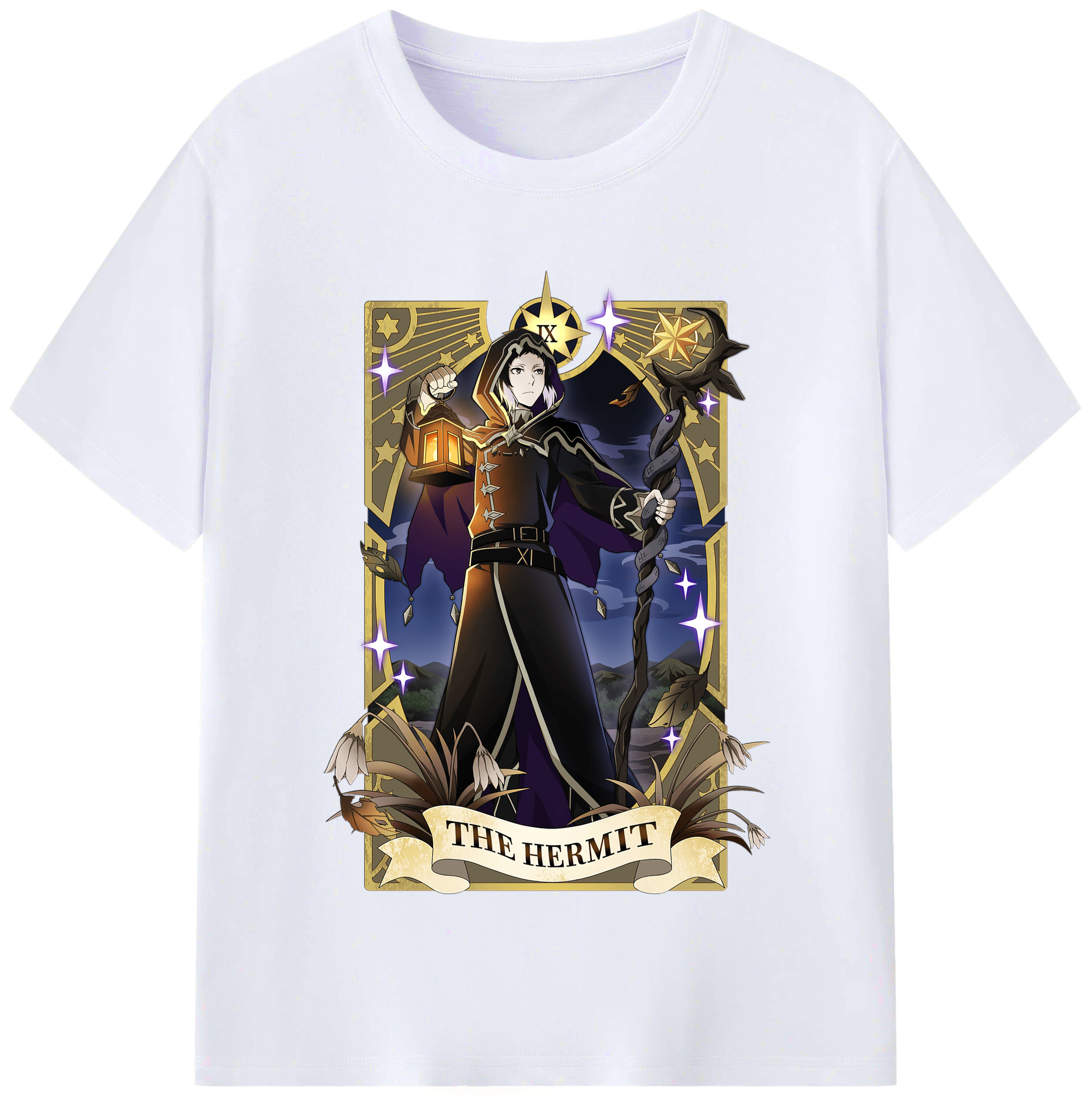 （画像用） 文豪ストレイドッグス Bungo Stray Dogs レディースカジュアルプリントTシャツ（綿100％）