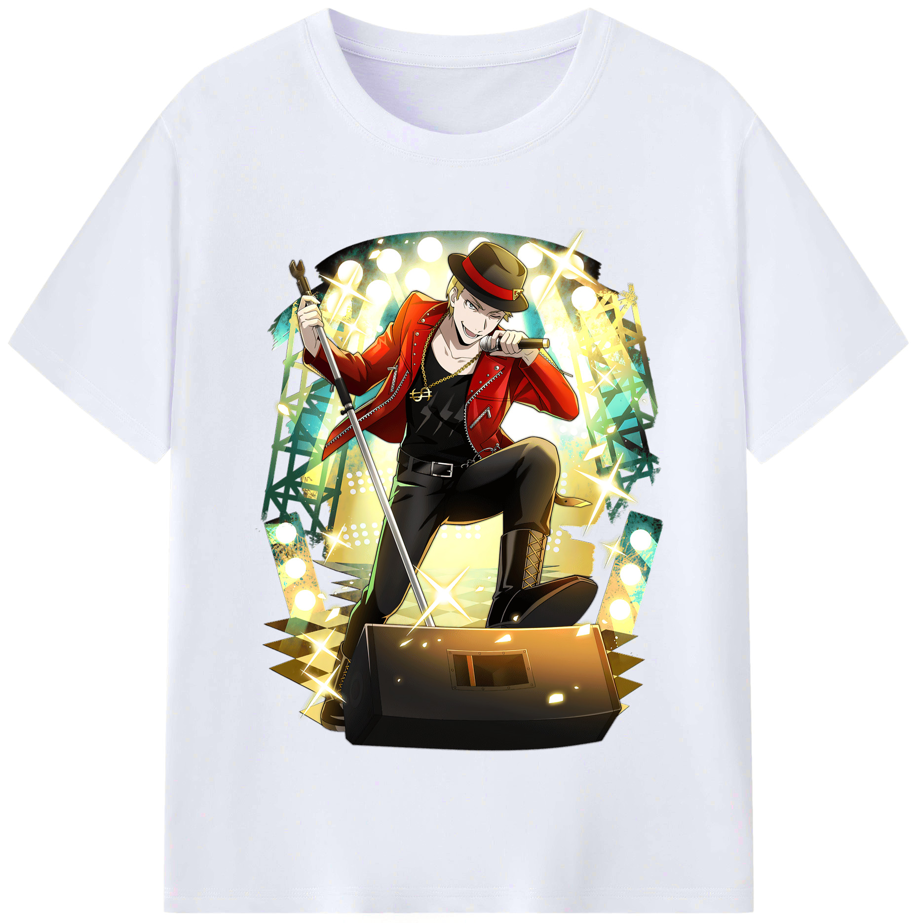 （画像用） 文豪ストレイドッグス Bungo Stray Dogs レディースカジュアルプリントTシャツ（綿100％）