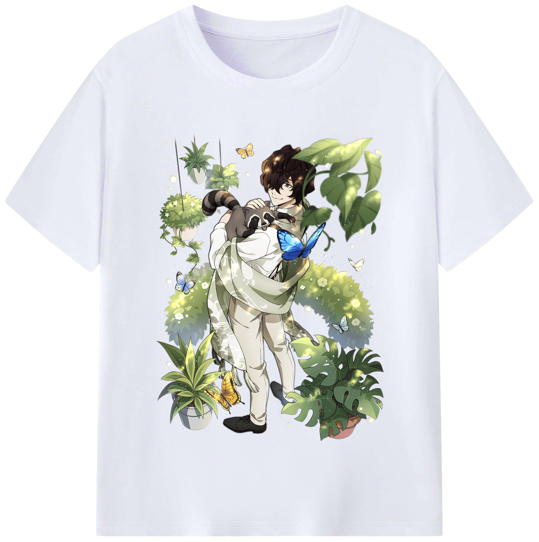 （画像用） 文豪ストレイドッグス Bungo Stray Dogs レディースカジュアルプリントTシャツ（綿100％）