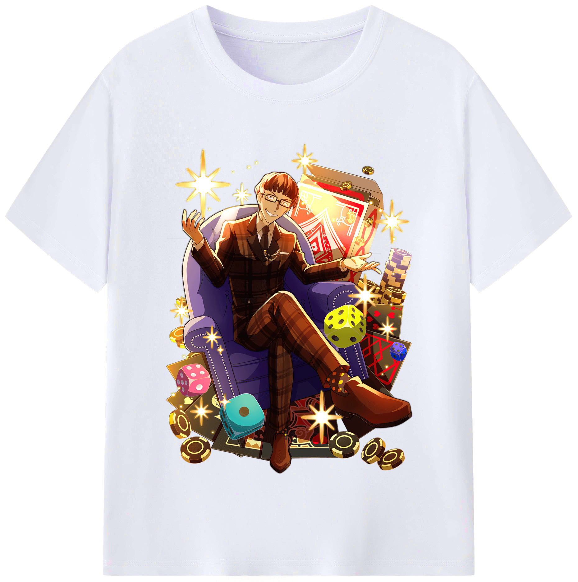 （画像用） 文豪ストレイドッグス Bungo Stray Dogs レディースカジュアルプリントTシャツ（綿100％）