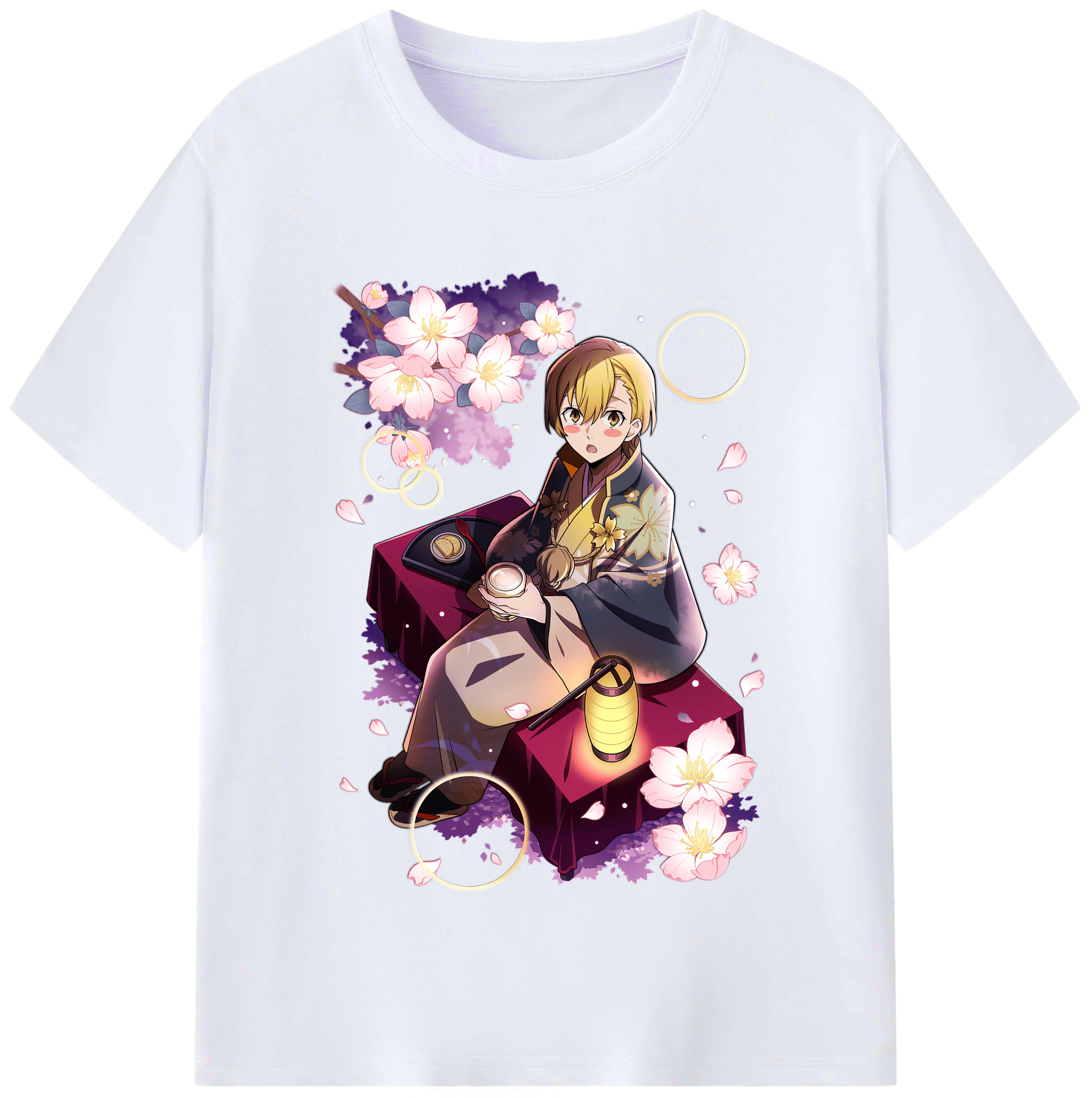 （画像用） 文豪ストレイドッグス Bungo Stray Dogs レディースカジュアルプリントTシャツ（綿100％）