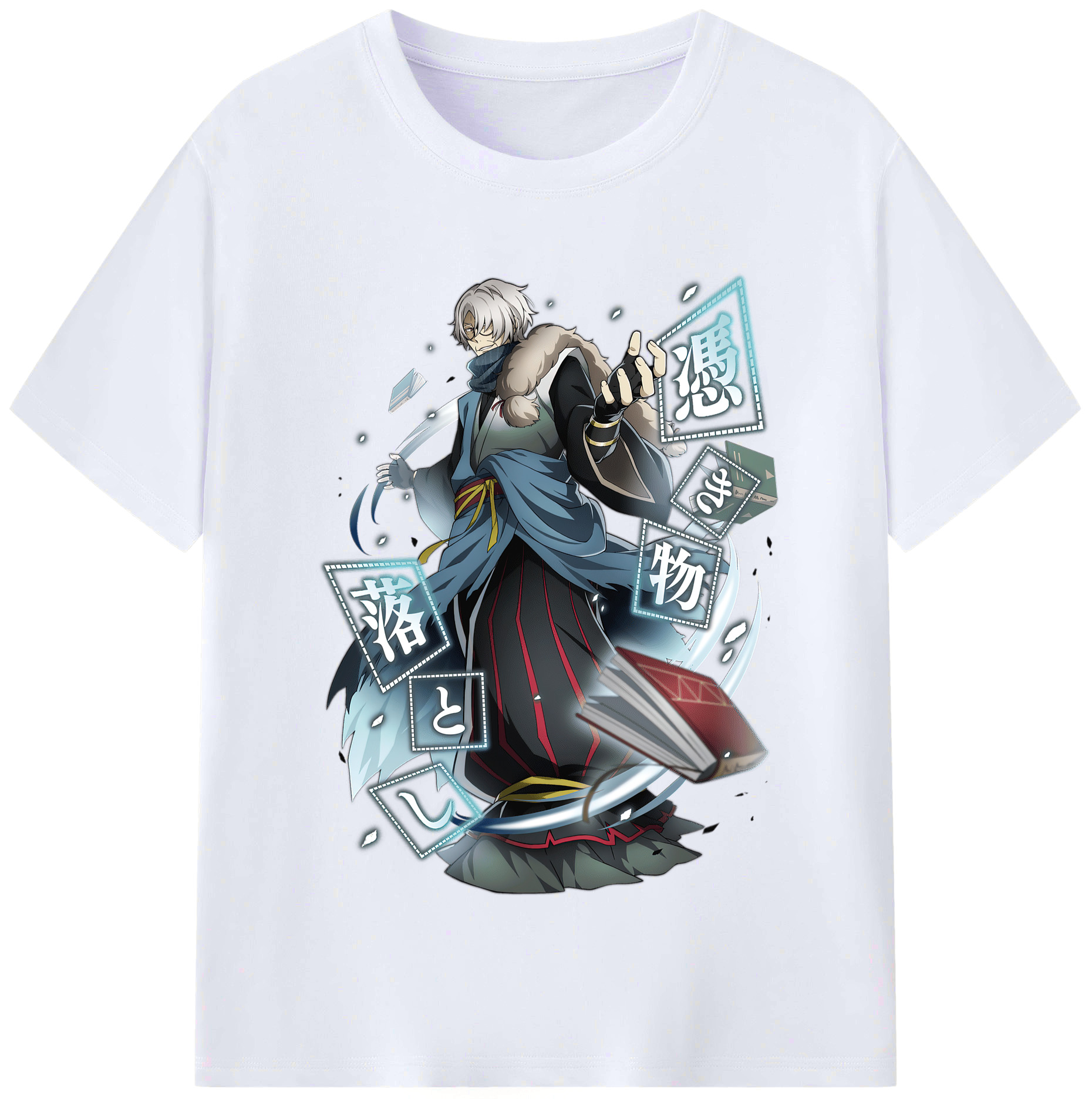 （画像用） 文豪ストレイドッグス Bungo Stray Dogs レディースカジュアルプリントTシャツ（綿100％）