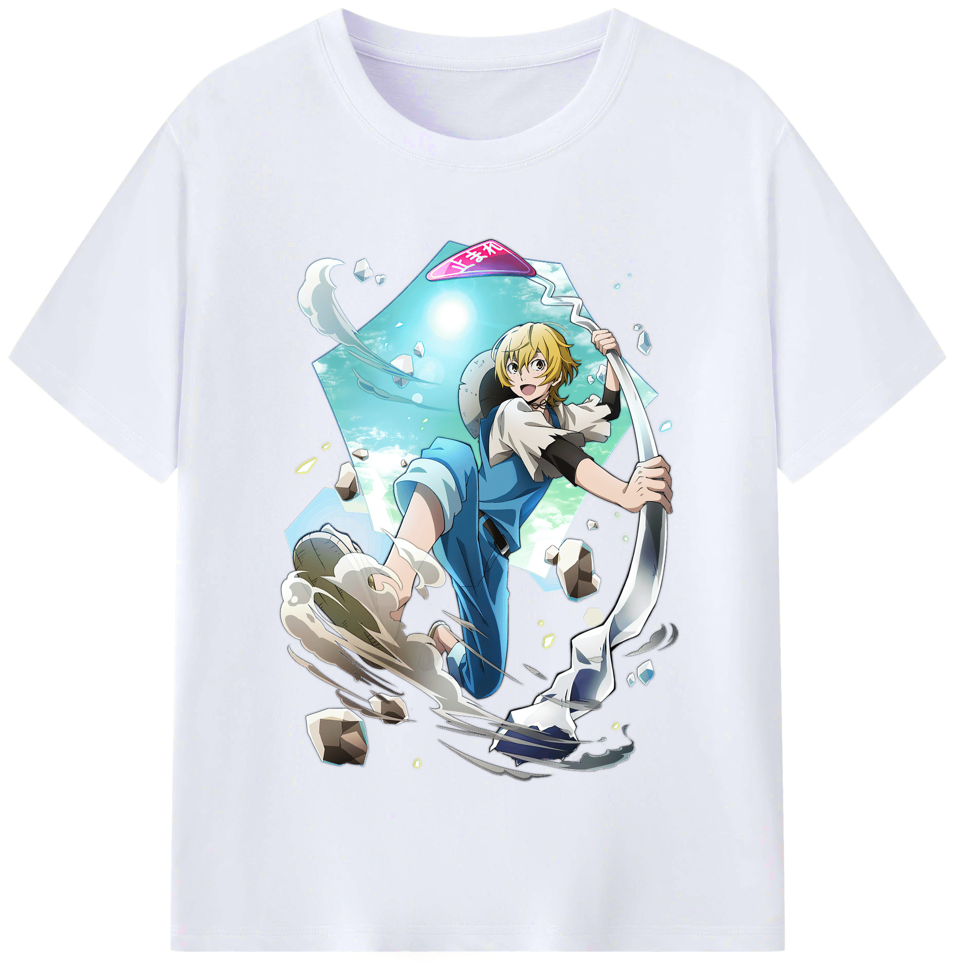 （画像用） 文豪ストレイドッグス Bungo Stray Dogs レディースカジュアルプリントTシャツ（綿100％）