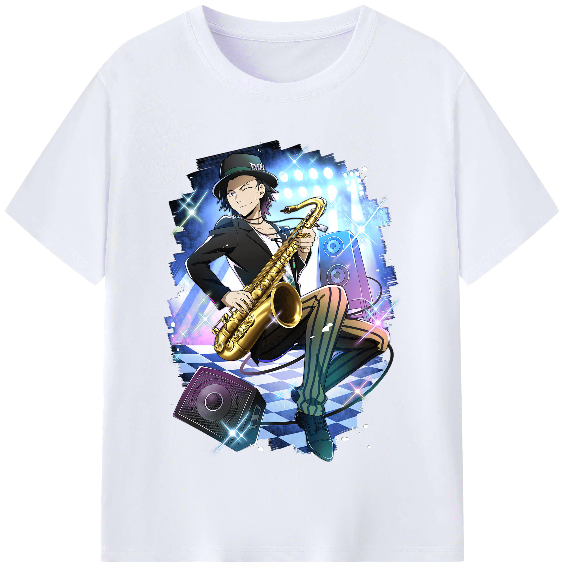 （画像用） 文豪ストレイドッグス Bungo Stray Dogs レディースカジュアルプリントTシャツ（綿100％）