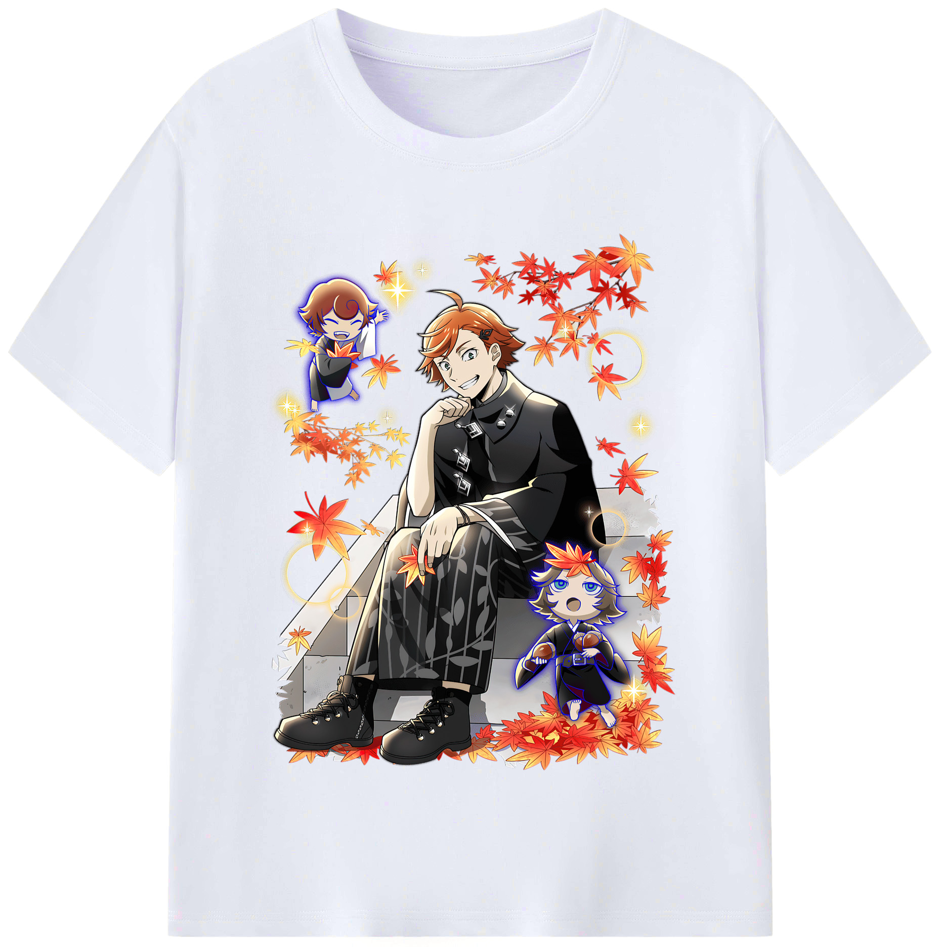 （画像用） 文豪ストレイドッグス Bungo Stray Dogs レディースカジュアルプリントTシャツ（綿100％）