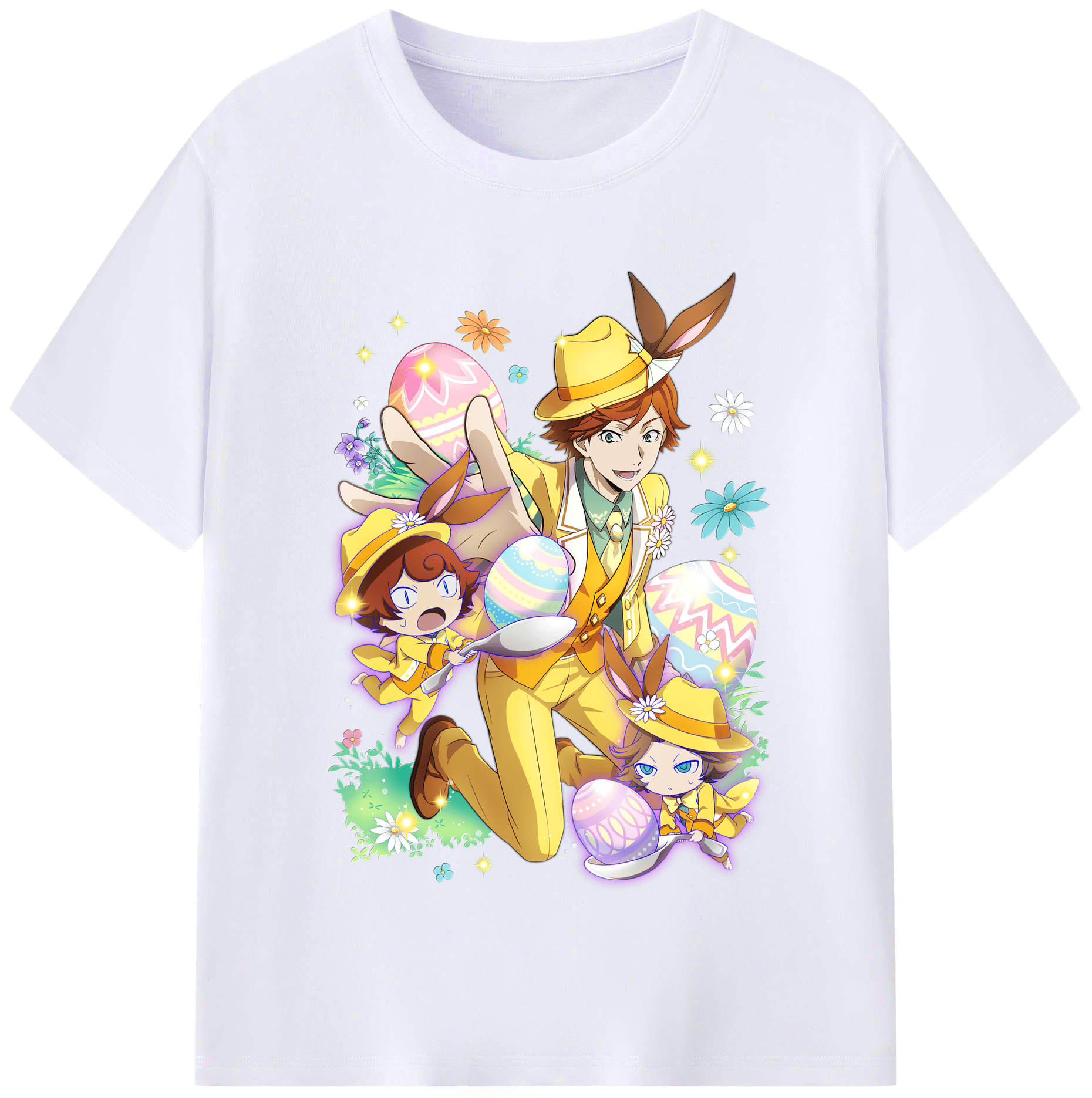 （画像用） 文豪ストレイドッグス Bungo Stray Dogs レディースカジュアルプリントTシャツ（綿100％）