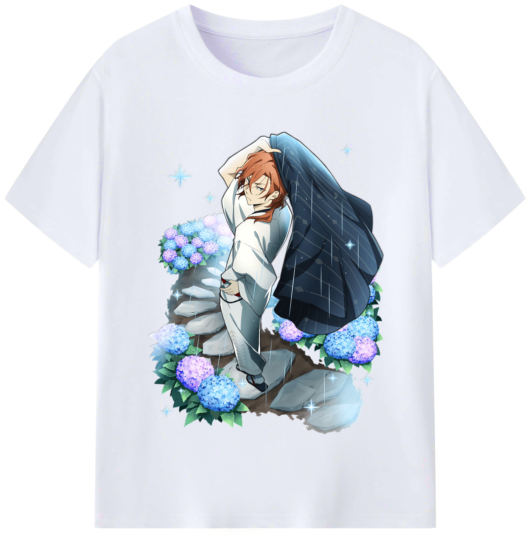 （画像用） 文豪ストレイドッグス Bungo Stray Dogs レディースカジュアルプリントTシャツ（綿100％）