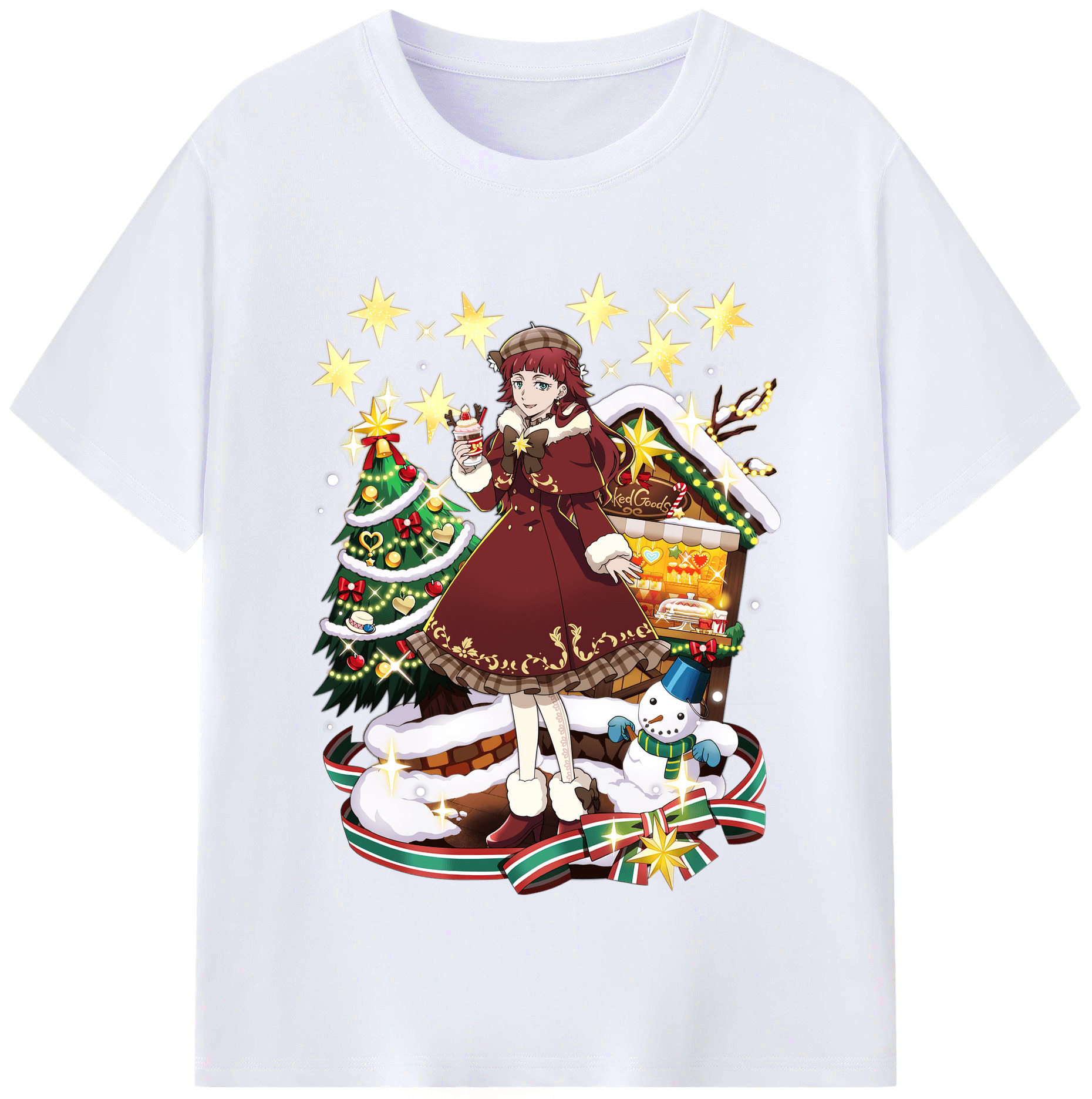 （画像用） 文豪ストレイドッグス Bungo Stray Dogs レディースカジュアルプリントTシャツ（綿100％）