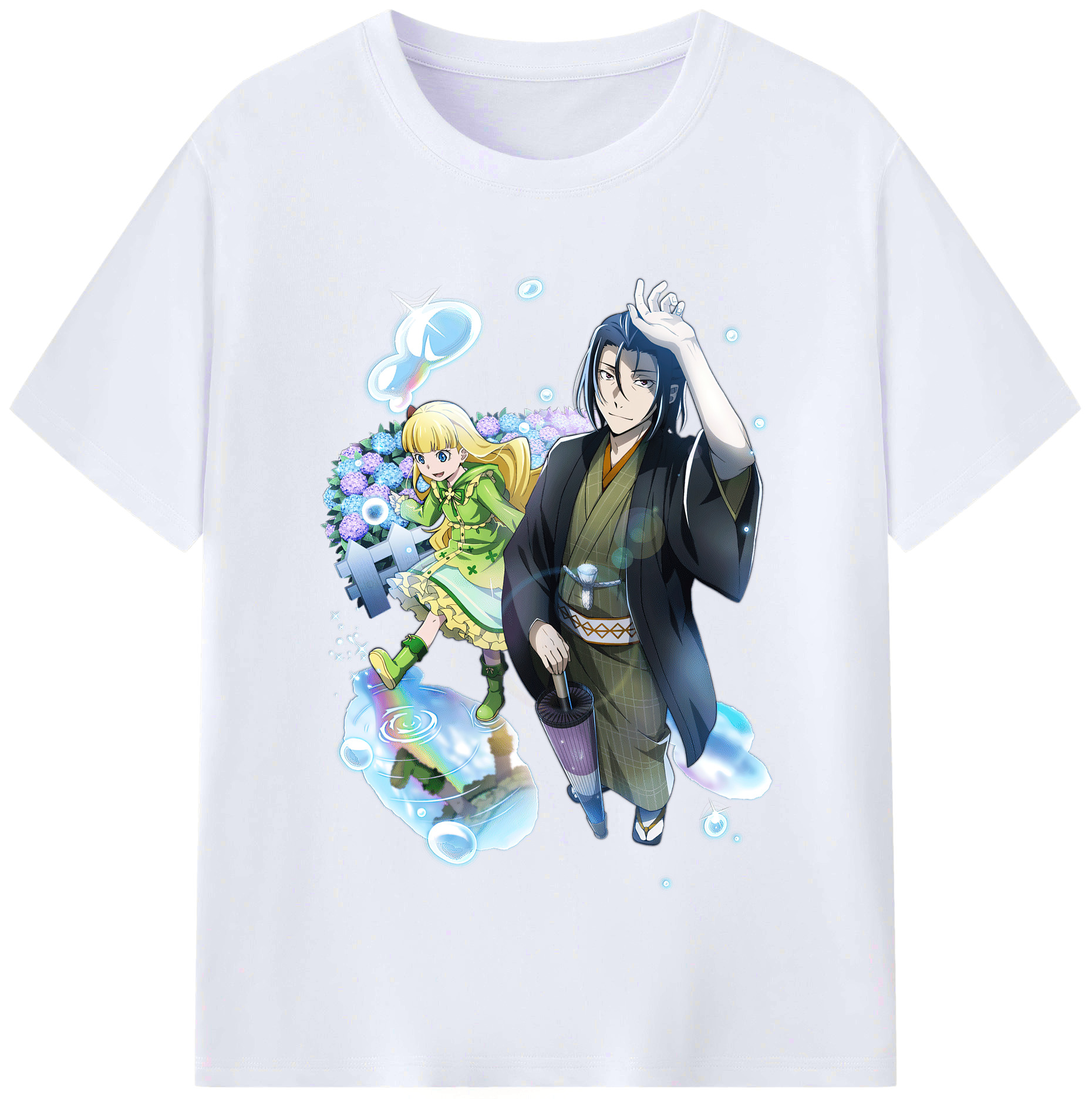 （画像用） 文豪ストレイドッグス Bungo Stray Dogs レディースカジュアルプリントTシャツ（綿100％）