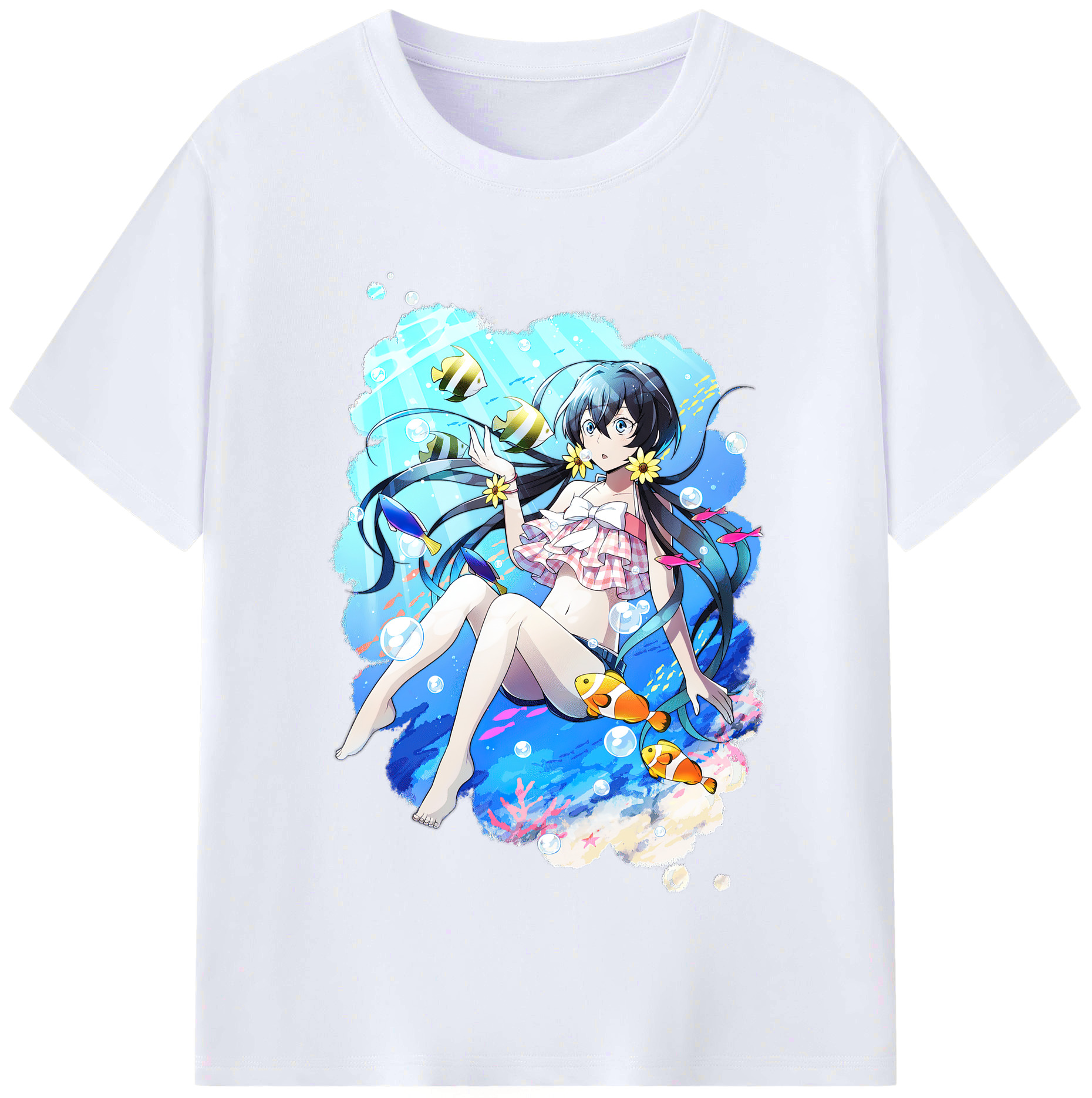 （画像用） 文豪ストレイドッグス Bungo Stray Dogs レディースカジュアルプリントTシャツ（綿100％）