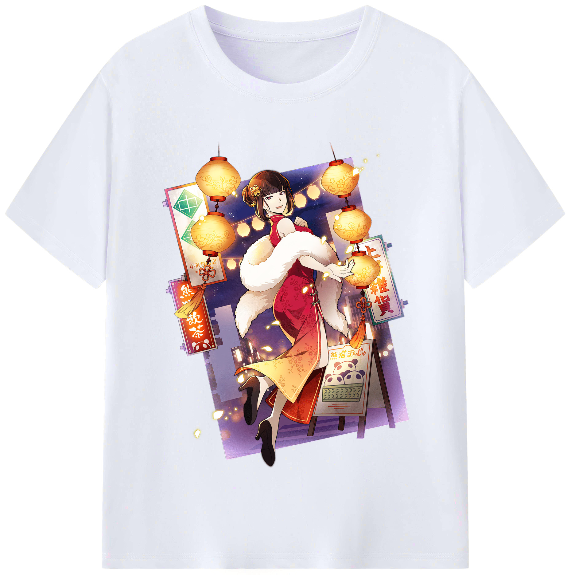 （画像用） 文豪ストレイドッグス Bungo Stray Dogs レディースカジュアルプリントTシャツ（綿100％）