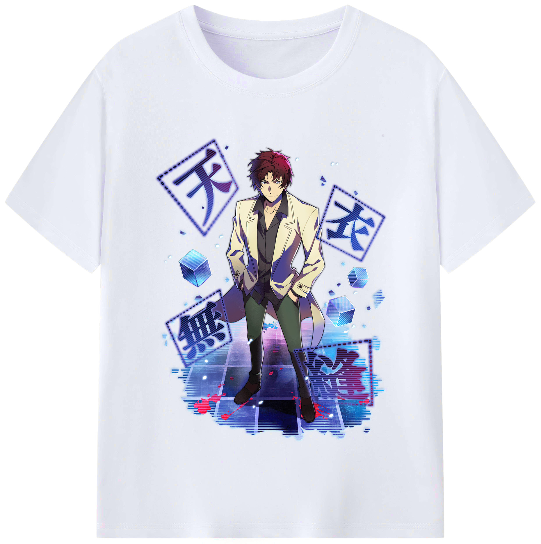 （画像用） 文豪ストレイドッグス Bungo Stray Dogs レディースカジュアルプリントTシャツ（綿100％）